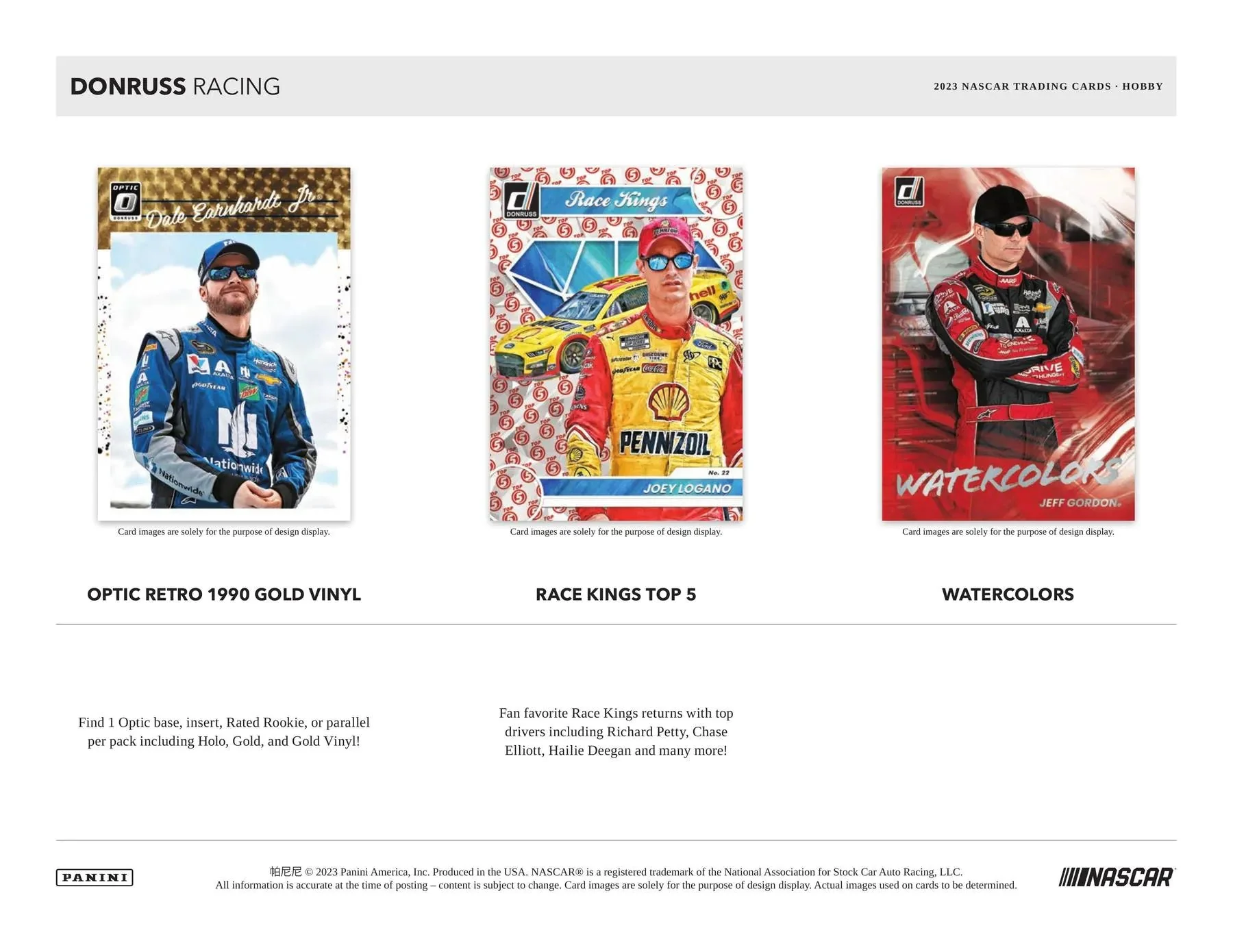 2023 Panini Donruss Racing Hobby Box - Image 5