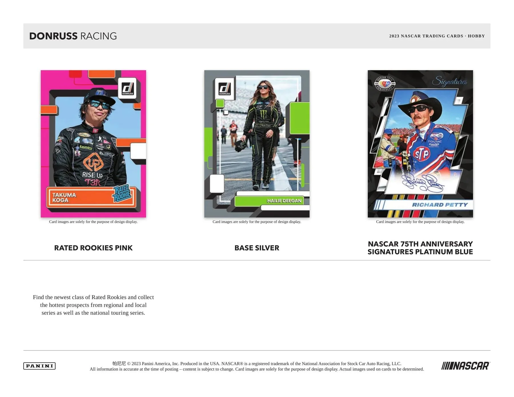 2023 Panini Donruss Racing Hobby Box - Image 7
