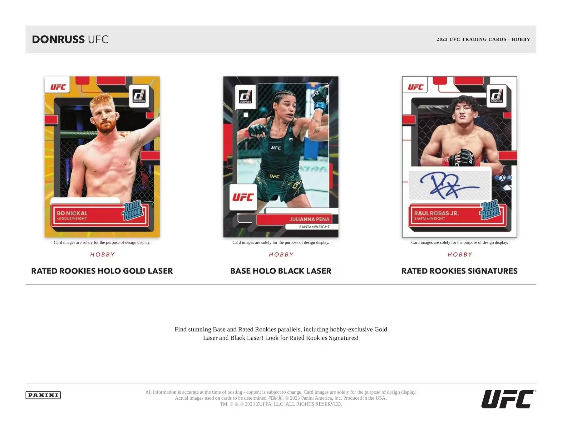 2023 Panini Donruss UFC Hobby Box - Image 5
