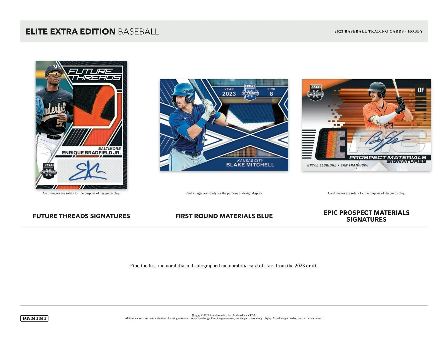 2023 Panini Elite Extra Edition Baseball Hobby Box - Image 5