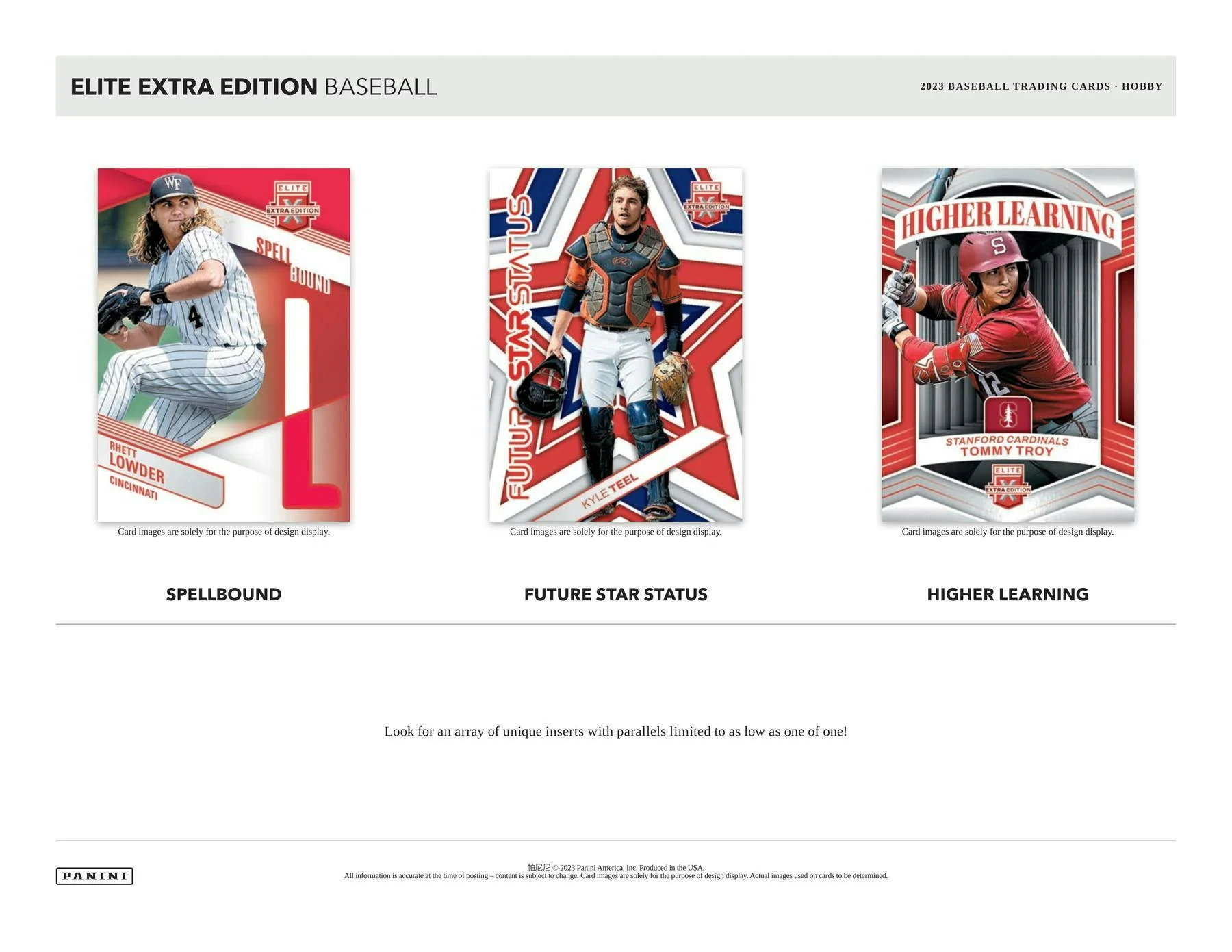 2023 Panini Elite Extra Edition Baseball Hobby Box - Image 6