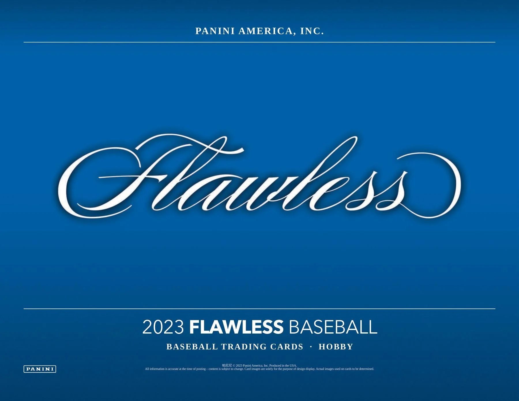 2023 Panini Flawless Baseball Hobby 2-Box Case - Image 5