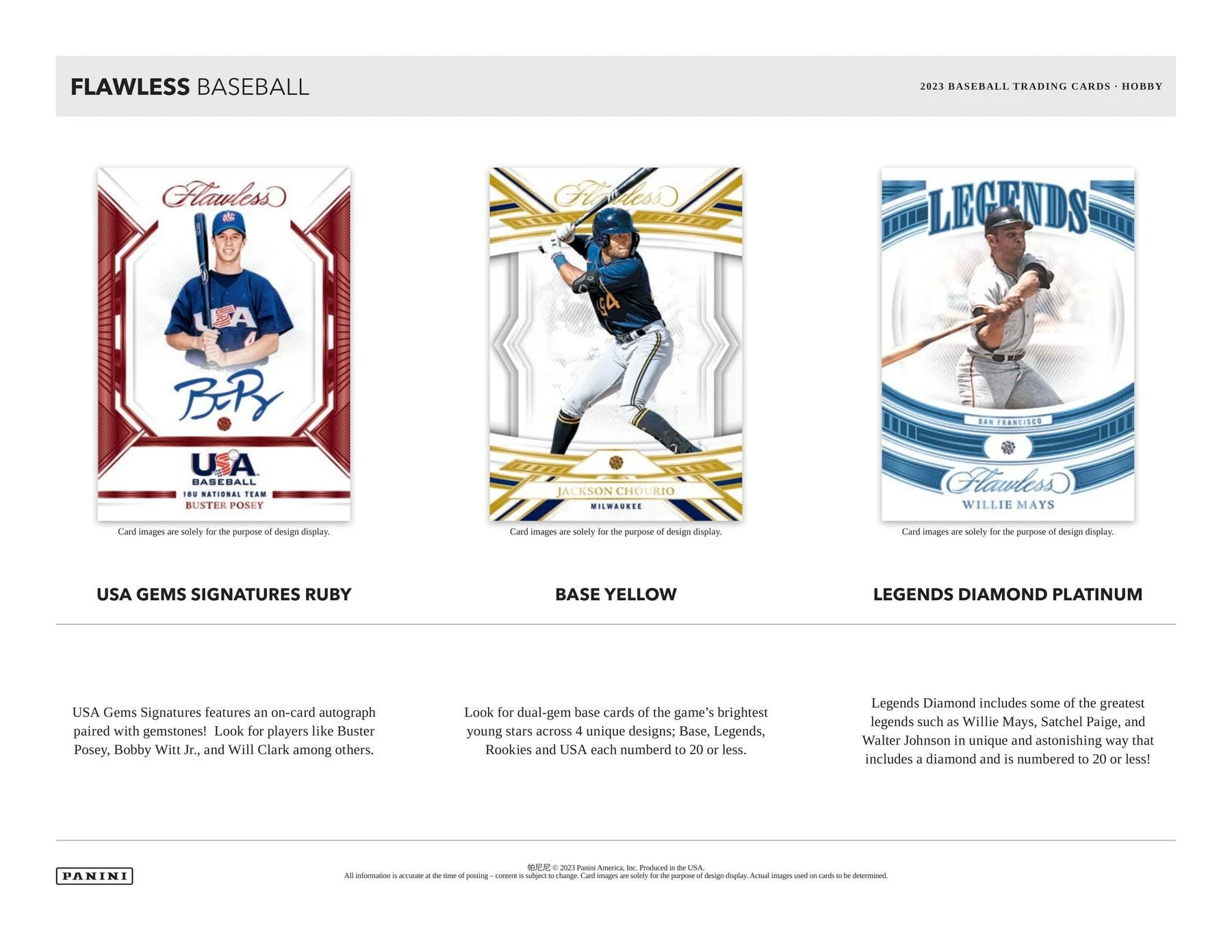 2023 Panini Flawless Baseball Hobby 2-Box Case - Image 7