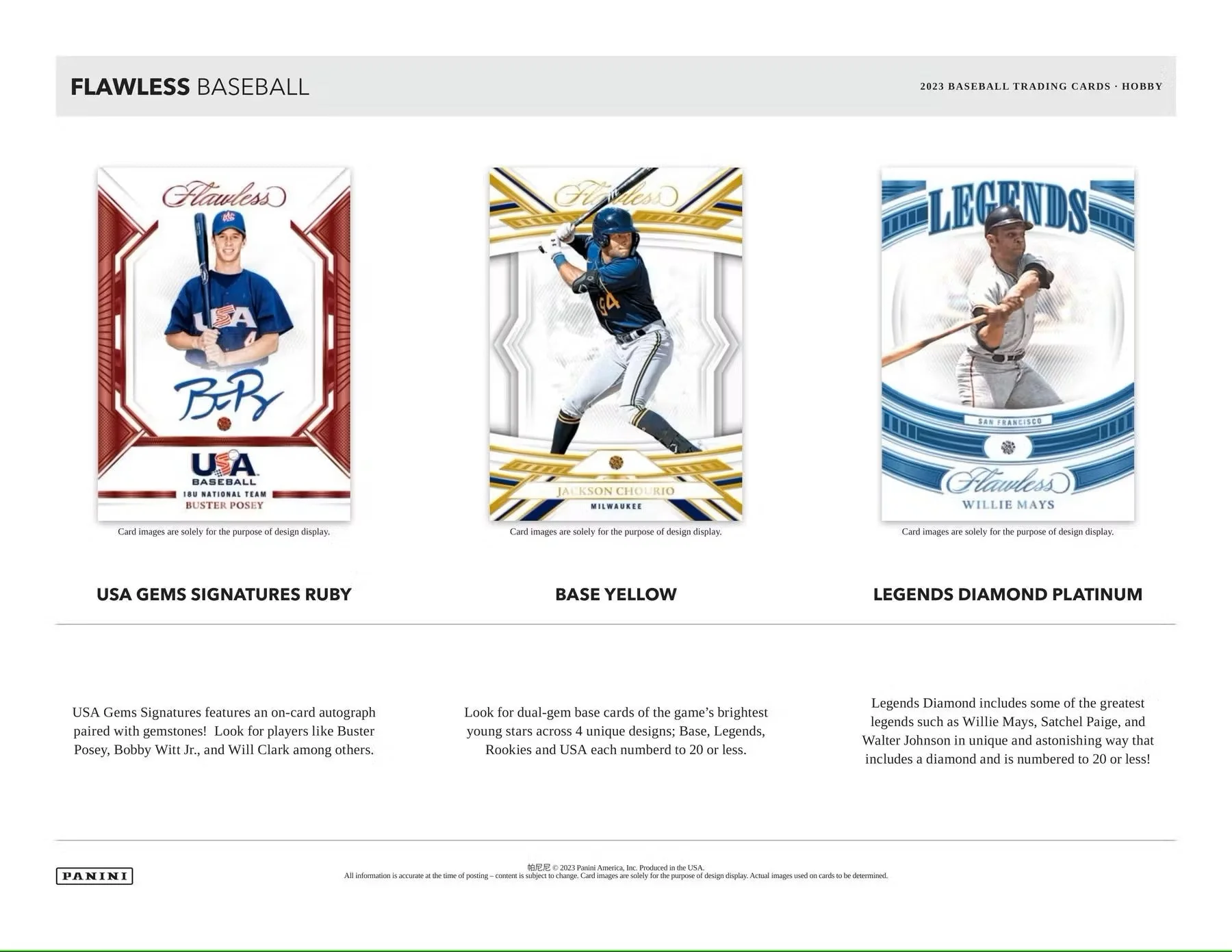 2023 Panini Flawless Baseball Hobby Box - Image 5