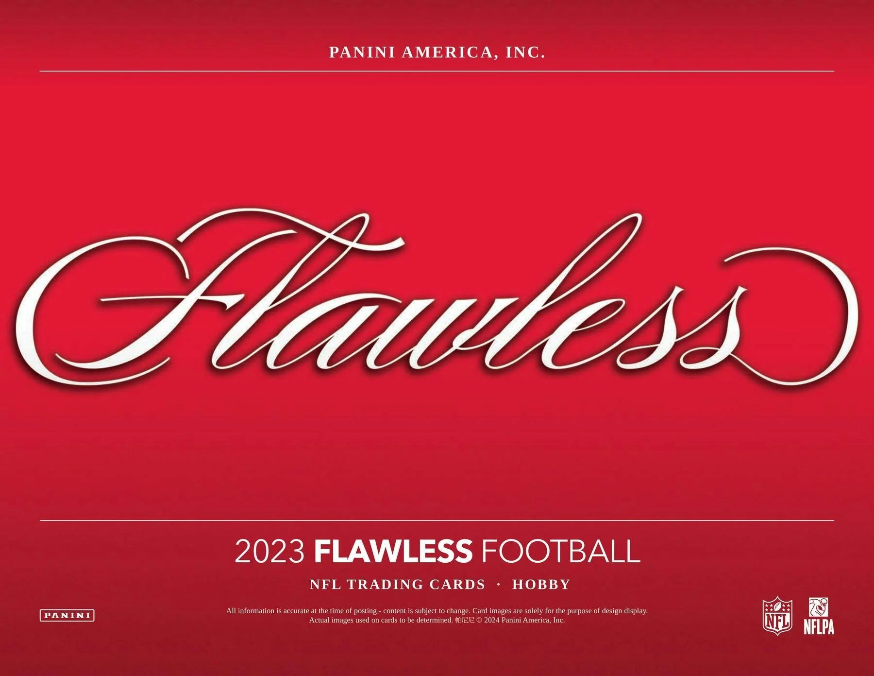 2023 Panini Flawless Football Hobby 2-Box Case - Image 6