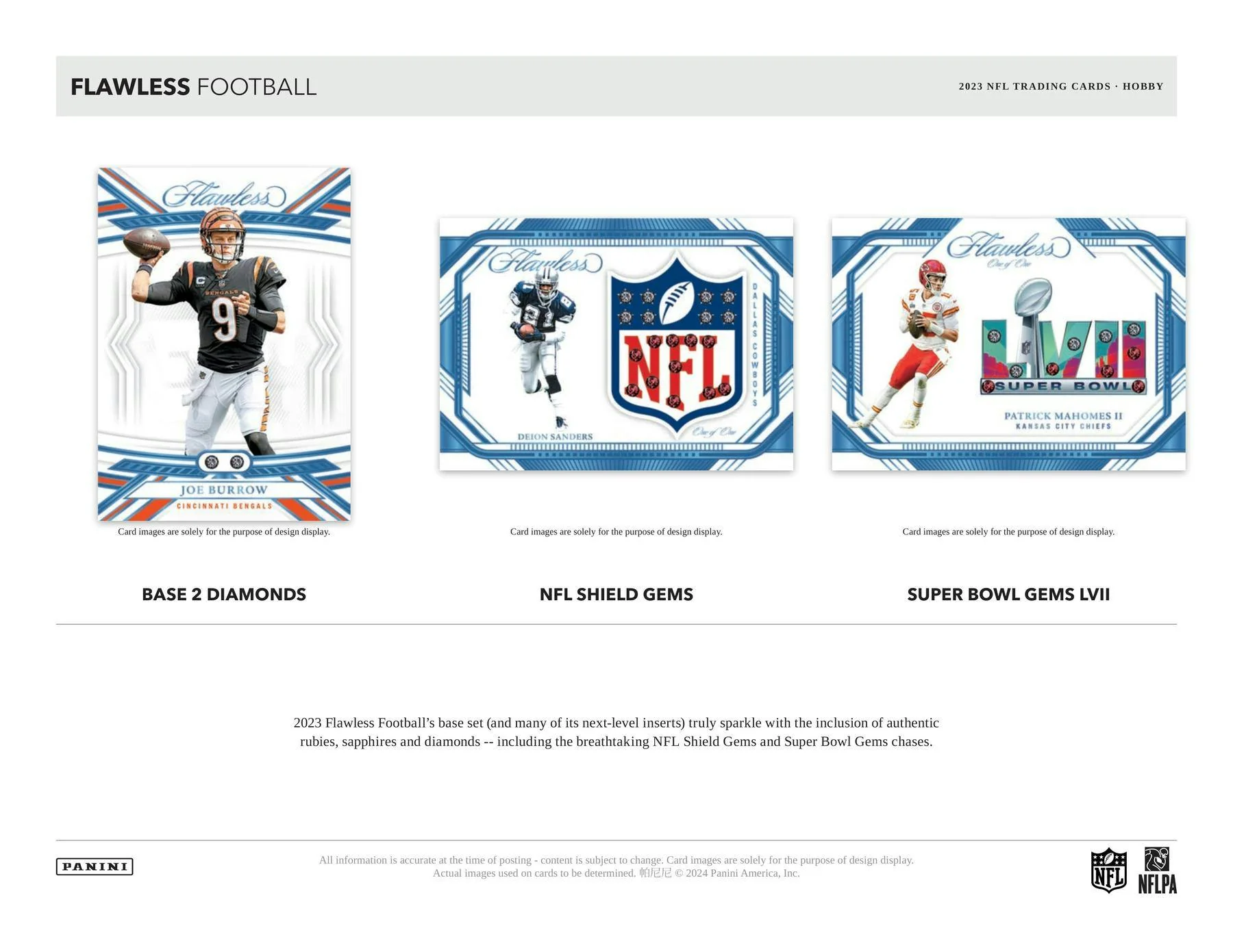 2023 Panini Flawless Football Hobby 2-Box Case - Image 7