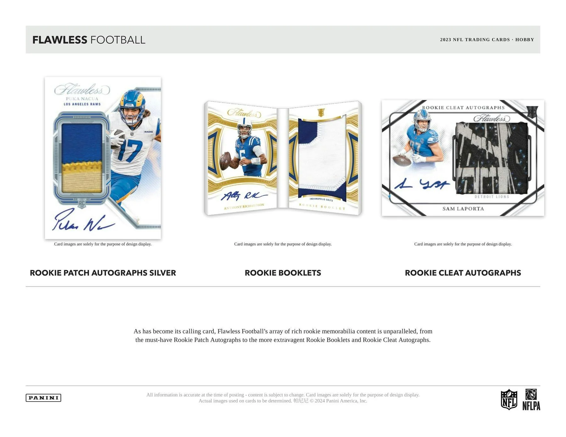 2023 Panini Flawless Football Hobby 2-Box Case - Image 8