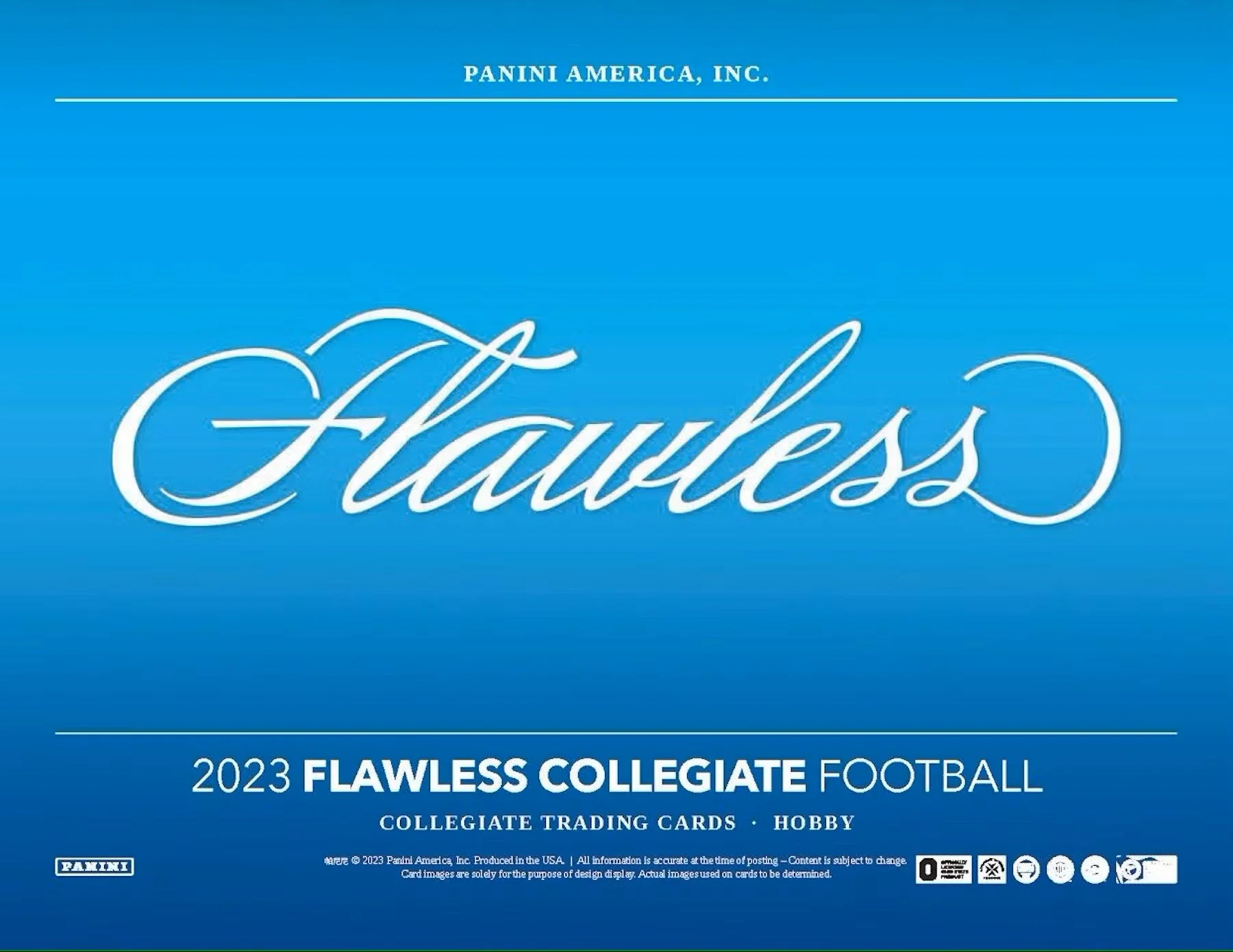 2023 Panini Flawless Collegiate Football Hobby Box - Image 3
