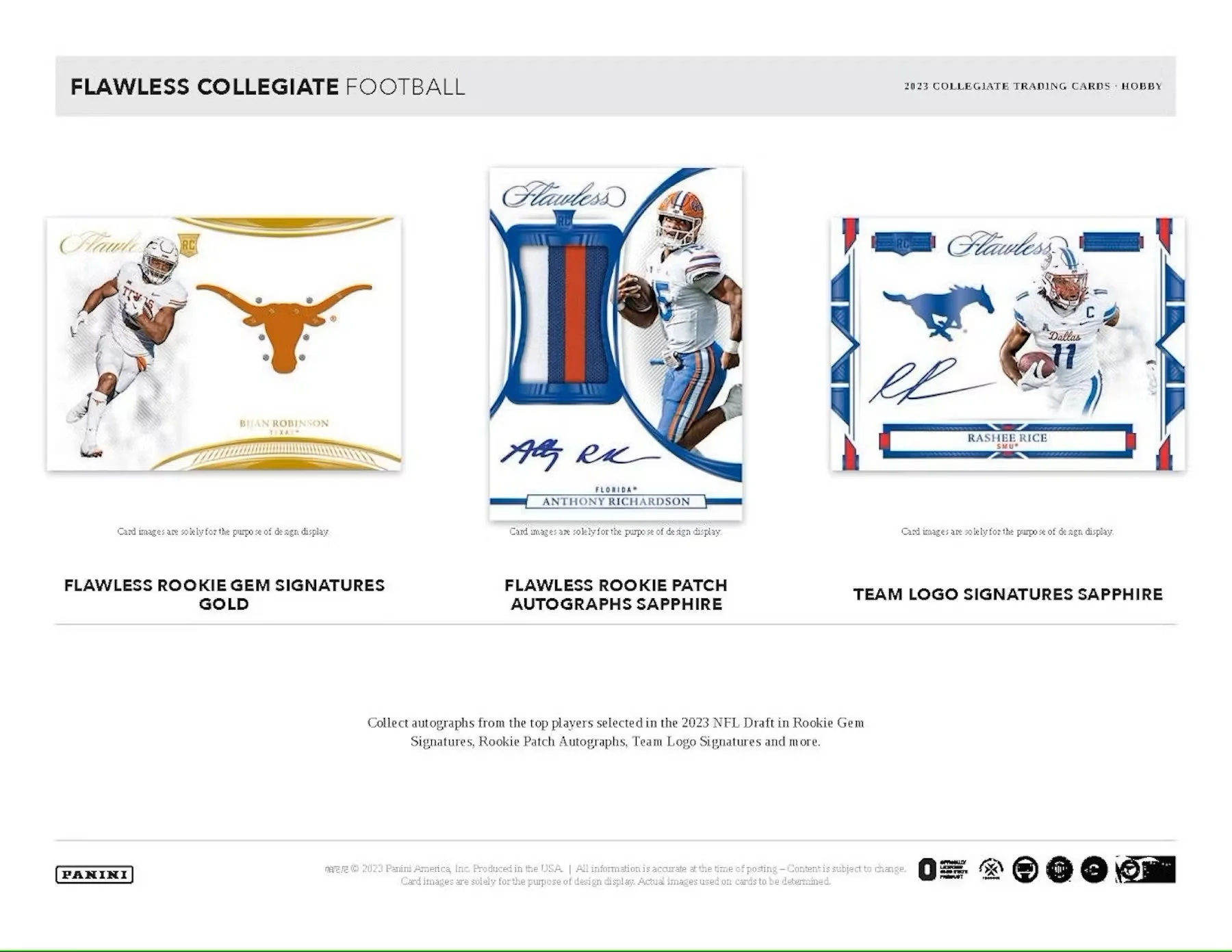 2023 Panini Flawless Collegiate Football Hobby Box - Image 4