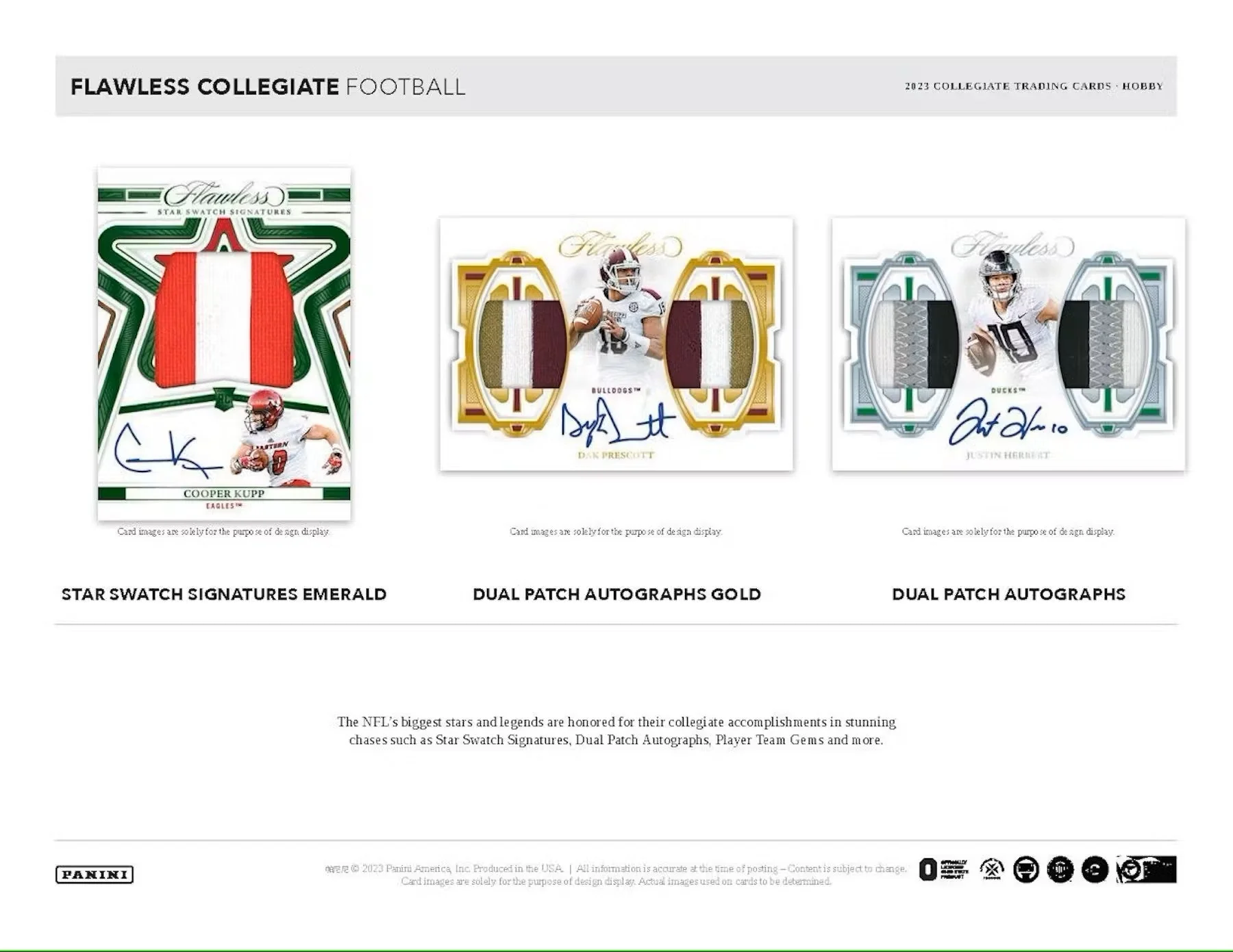 2023 Panini Flawless Collegiate Football Hobby Box - Image 5