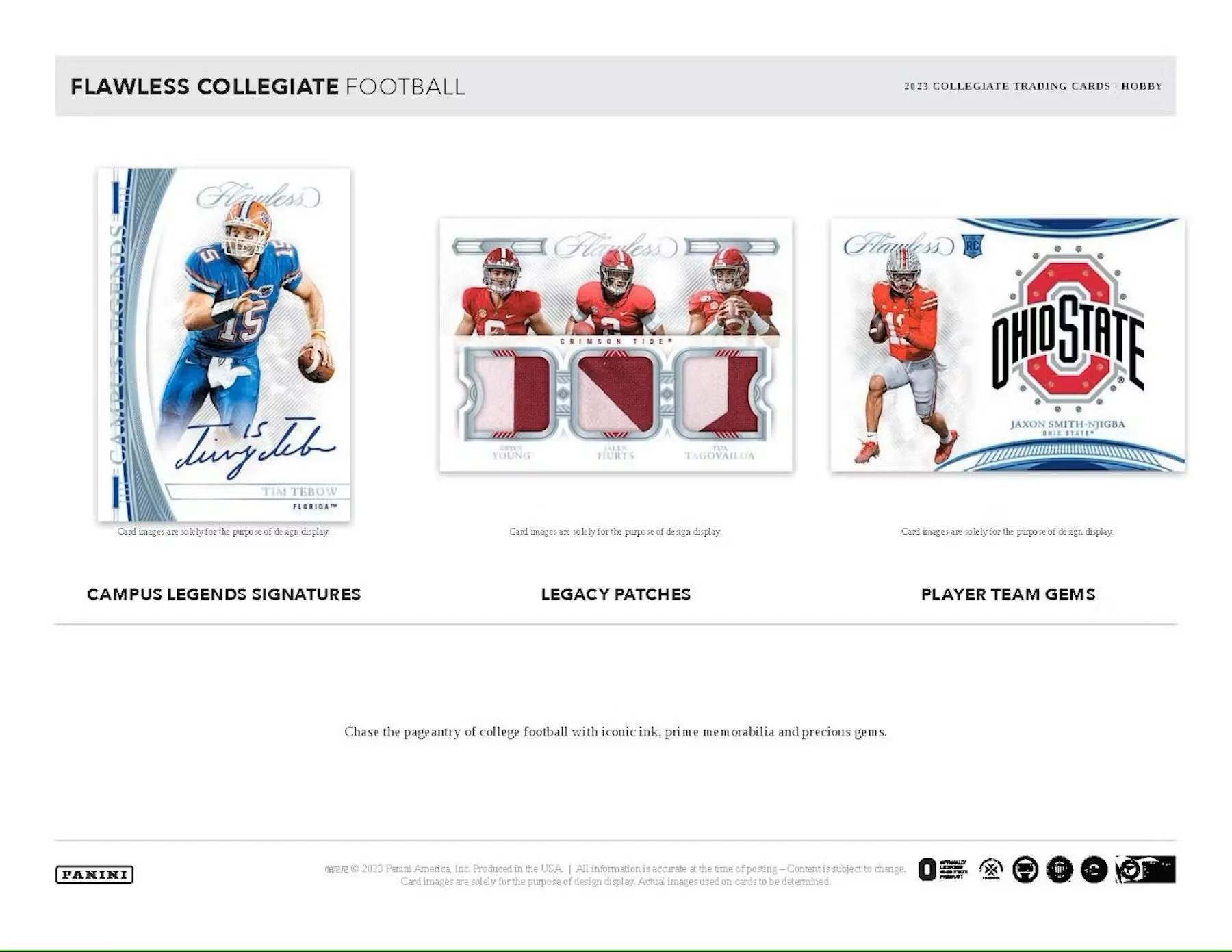 2023 Panini Flawless Collegiate Football Hobby Box - Image 6