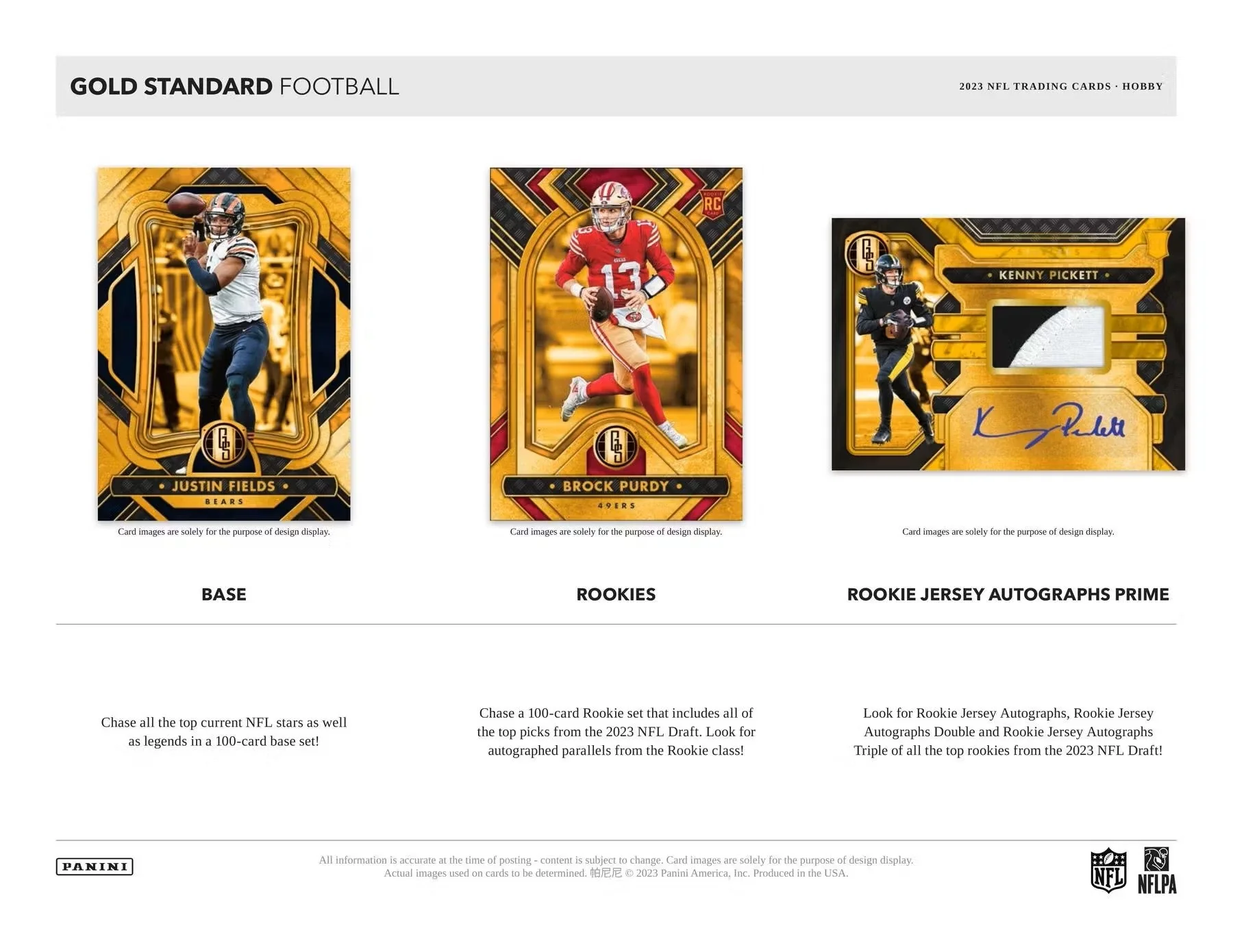 2023 Panini Gold Standard Football Hobby Box - Image 4