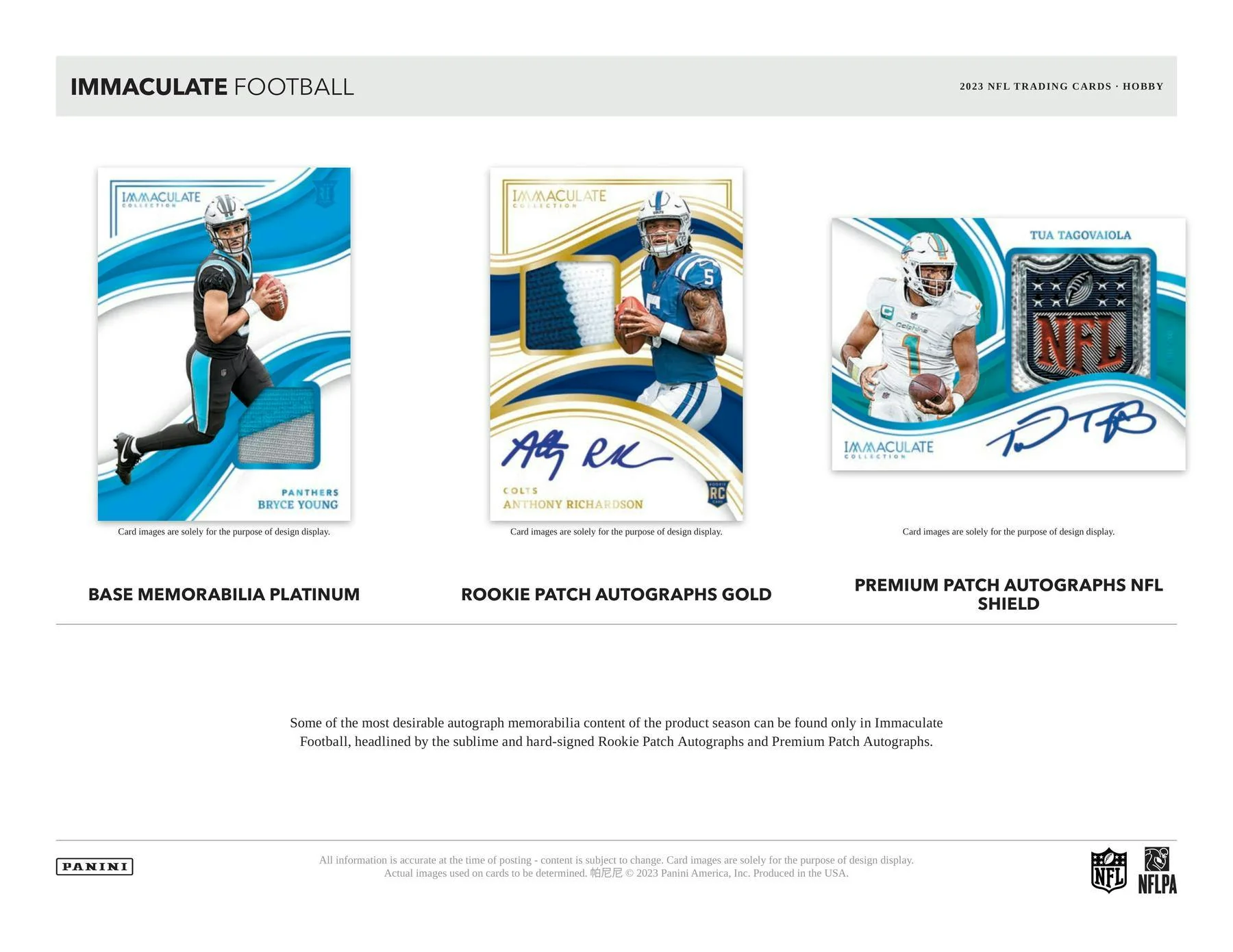 2023 Panini Immaculate Football Hobby Box - Image 4