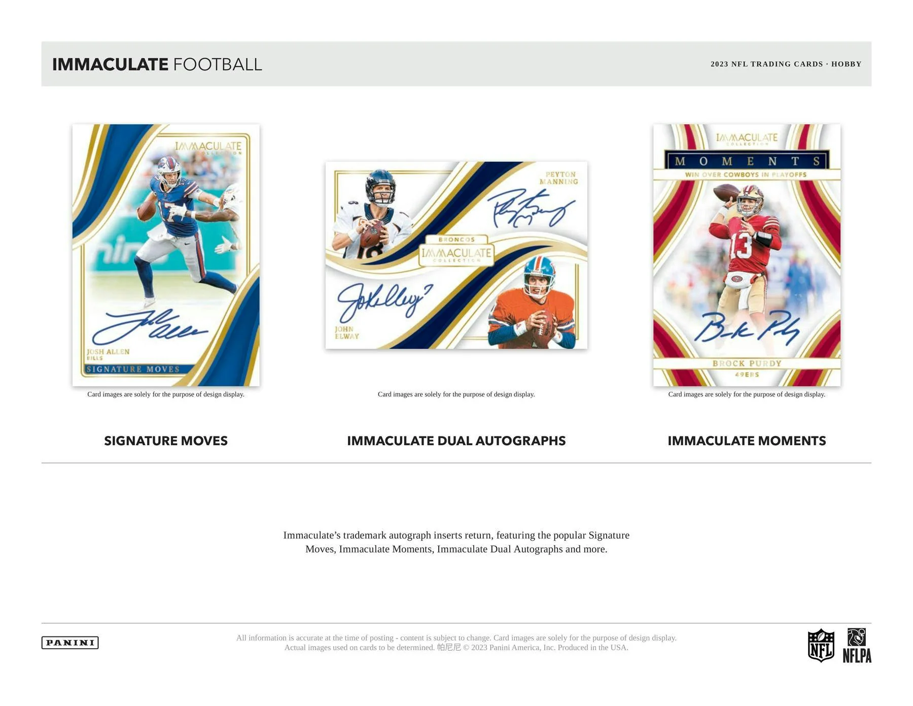 2023 Panini Immaculate Football Hobby Box - Image 5
