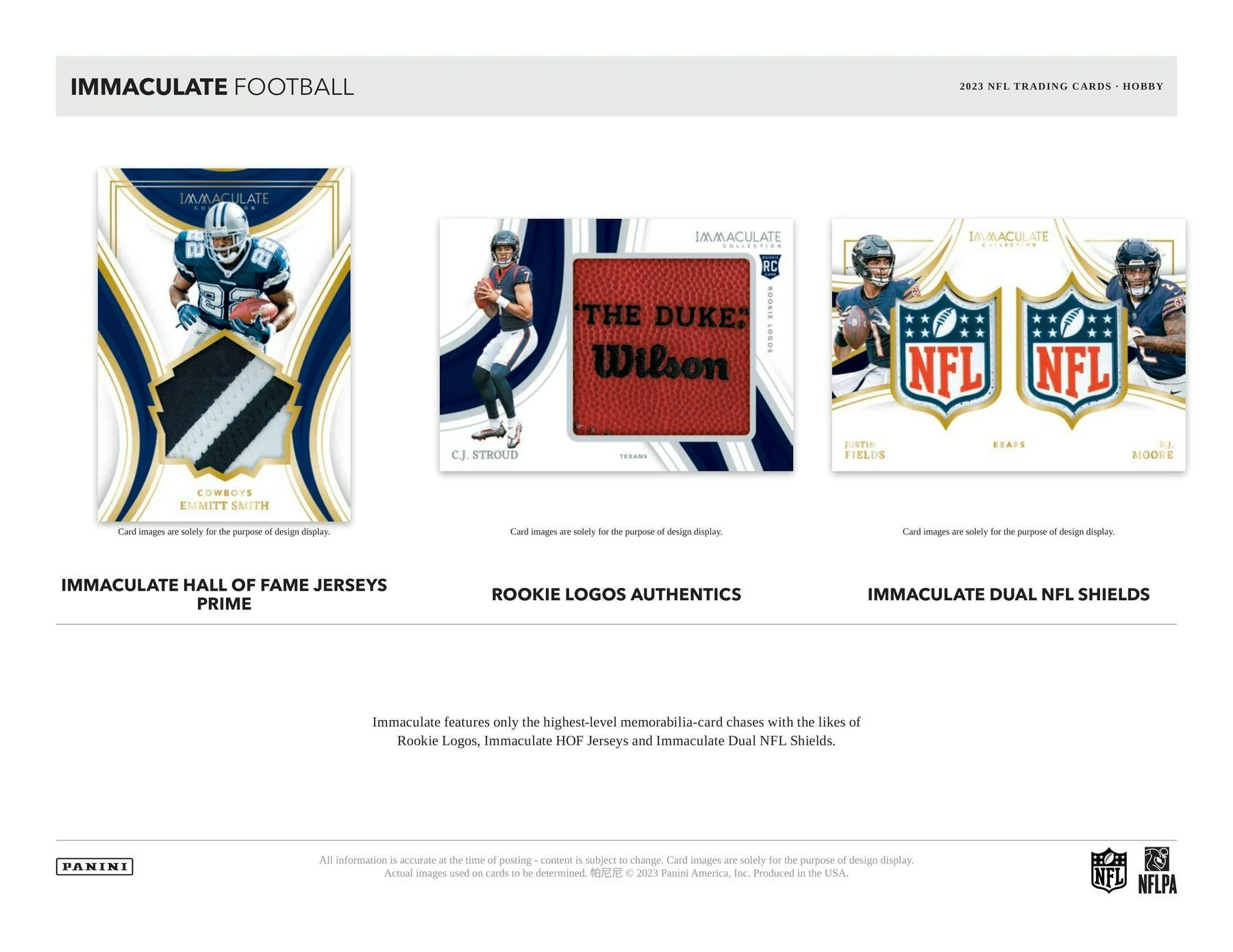 2023 Panini Immaculate Football Hobby Box - Image 6