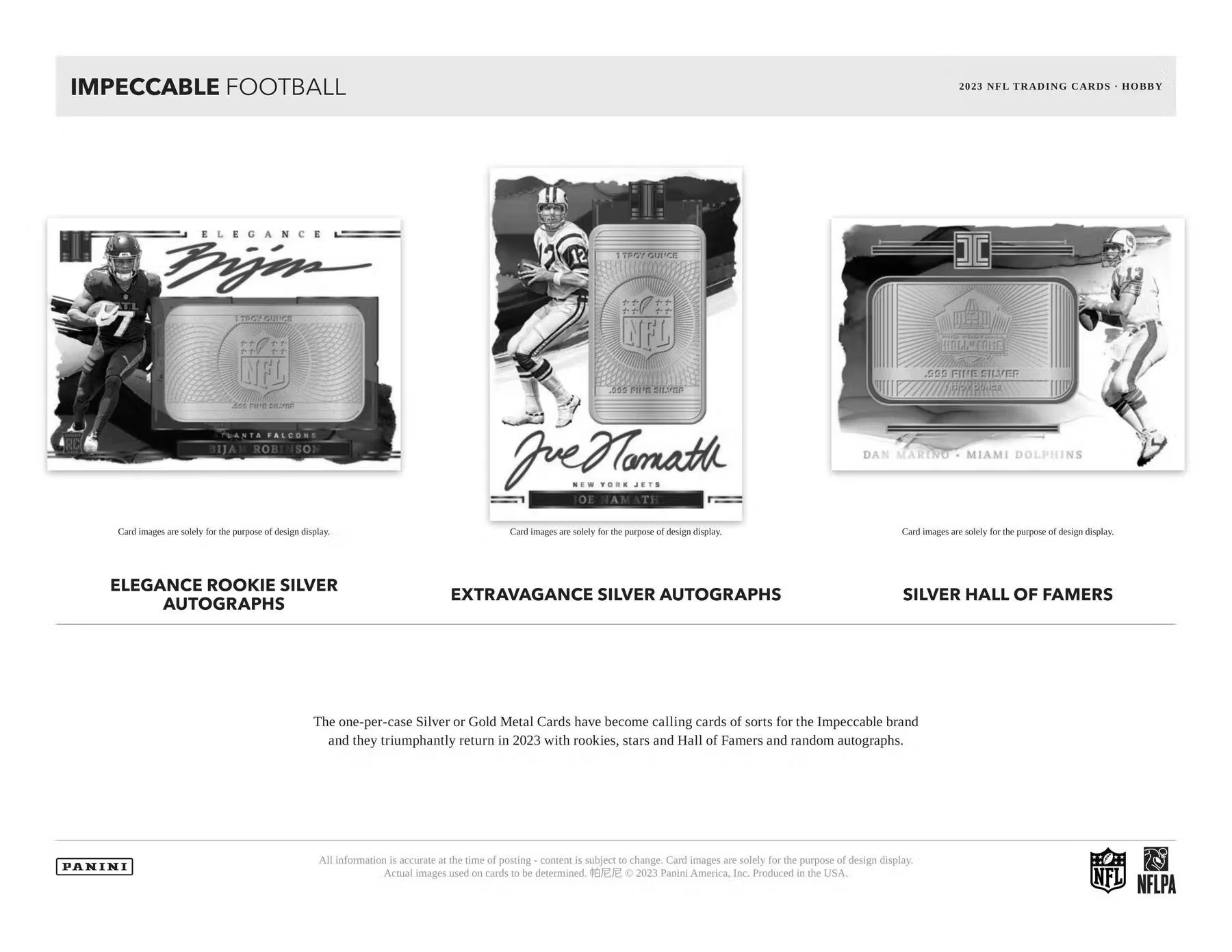 2023 Panini Impeccable Football Hobby Box - Image 5
