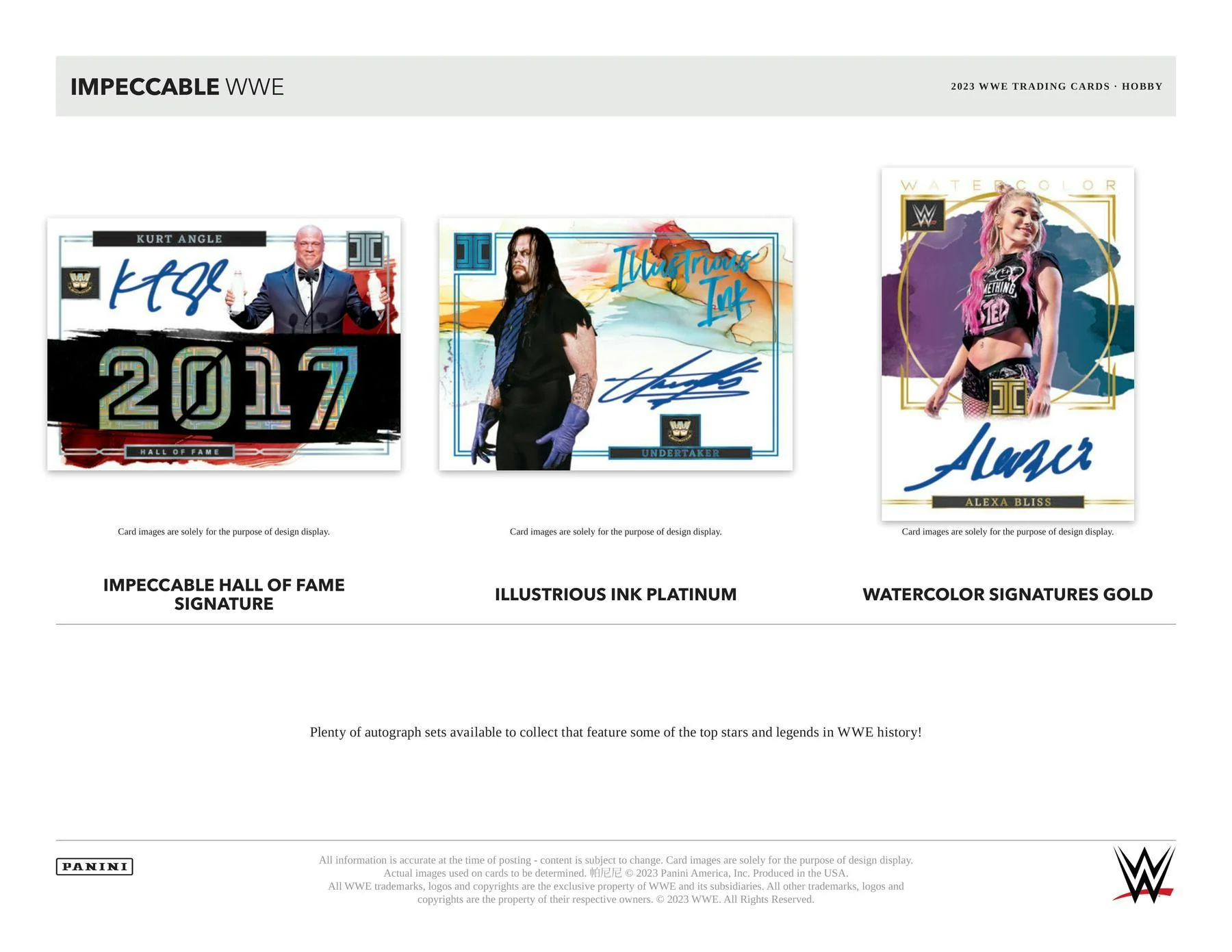 2023 Panini Impeccable WWE Wrestling Hobby Box - Image 4
