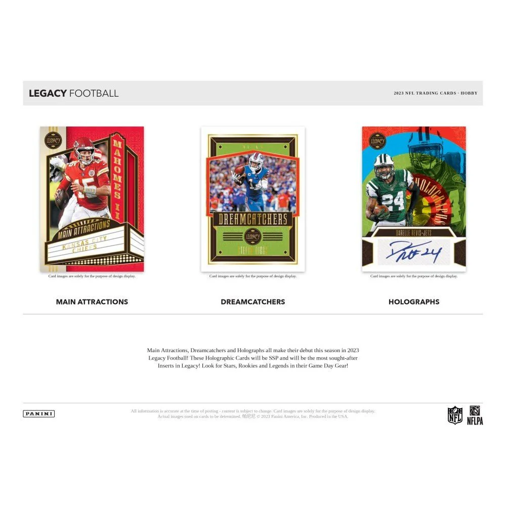 2023 Panini Legacy Football Hobby Box - Image 5