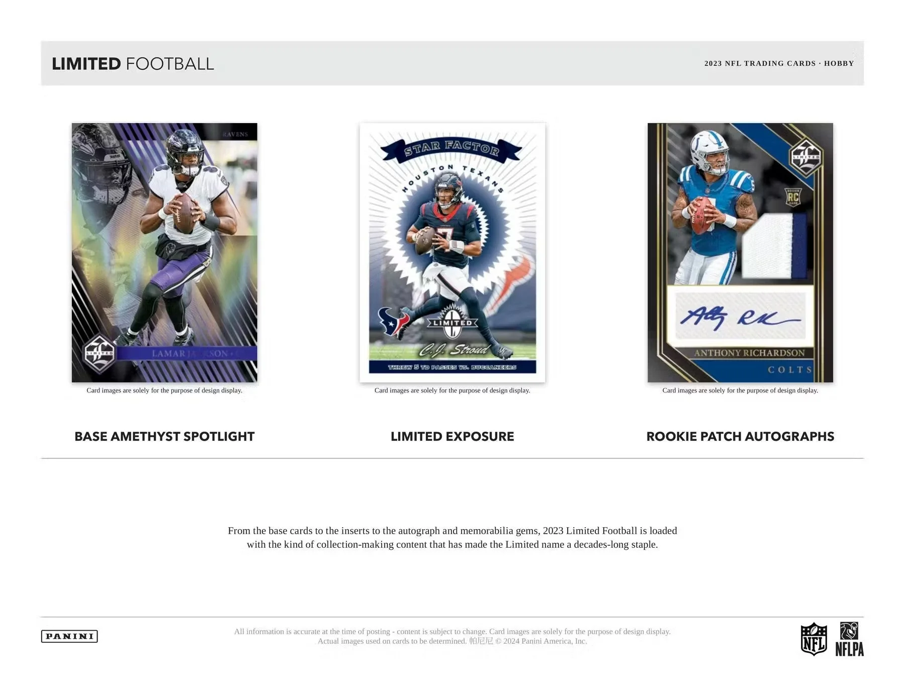 2023 Panini Limited Football Hobby Box - Image 5