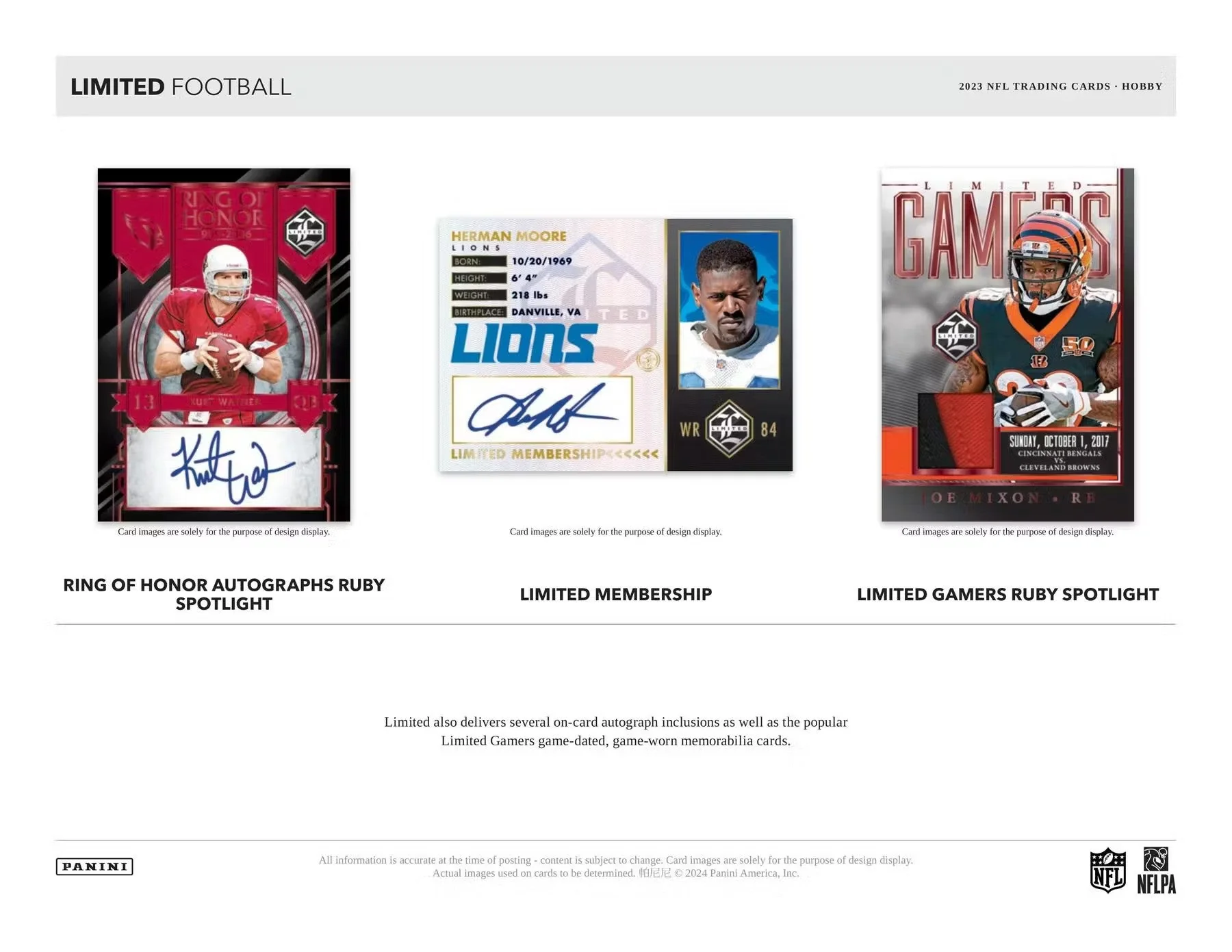 2023 Panini Limited Football Hobby Box - Image 6