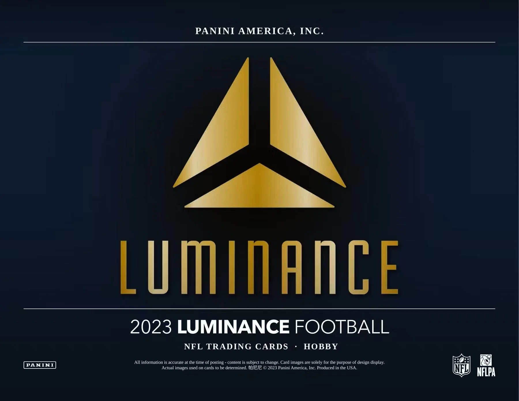2023 Panini Luminance Football Hobby Box - Image 2
