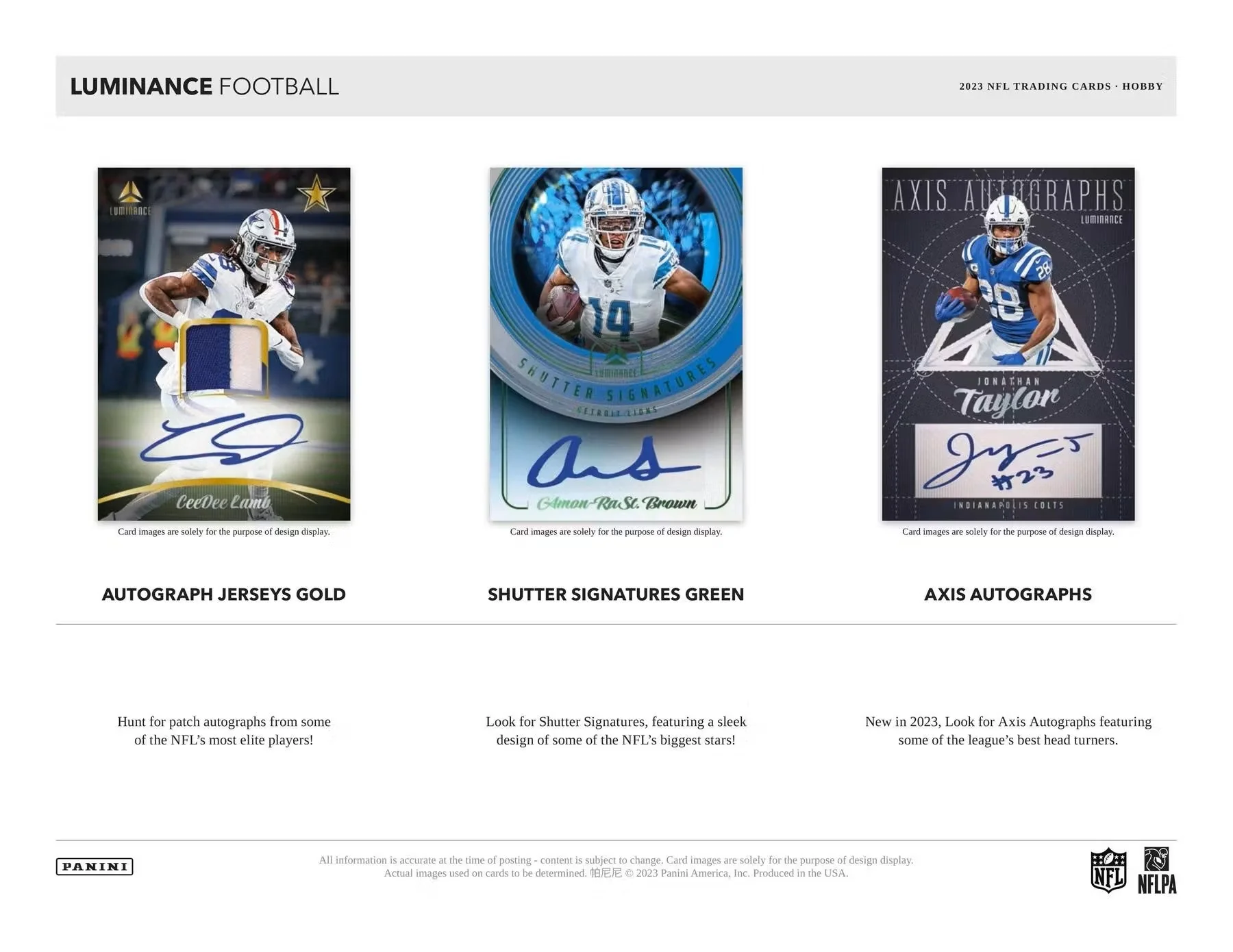 2023 Panini Luminance Football Hobby Box - Image 4