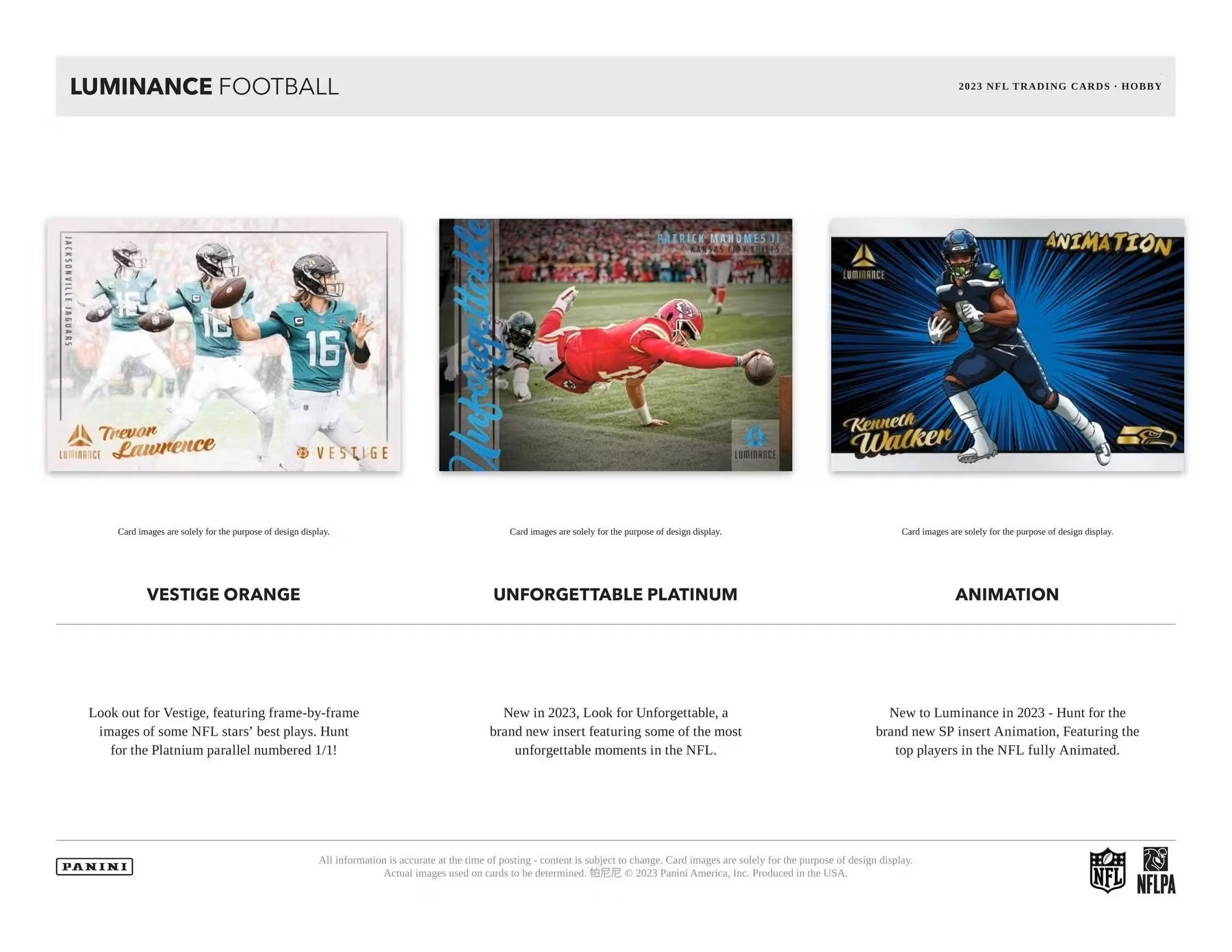 2023 Panini Luminance Football Hobby Box - Image 5