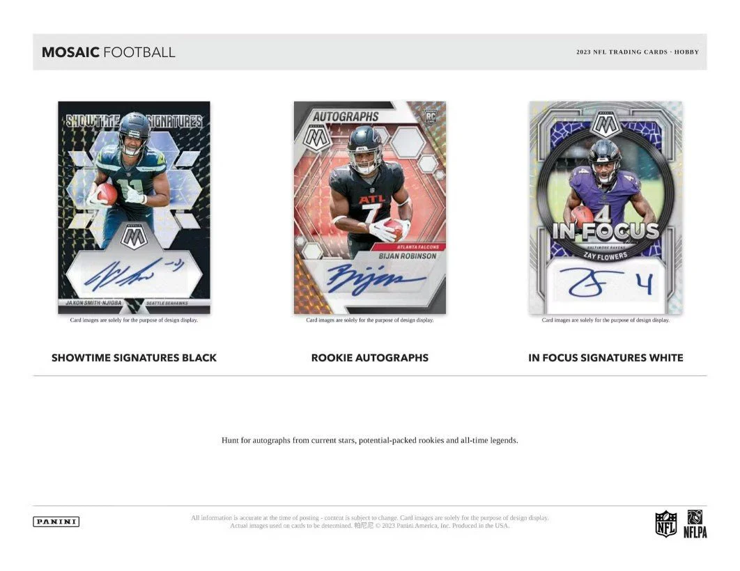 2023 Panini Mosaic Football Hobby Box - Image 5