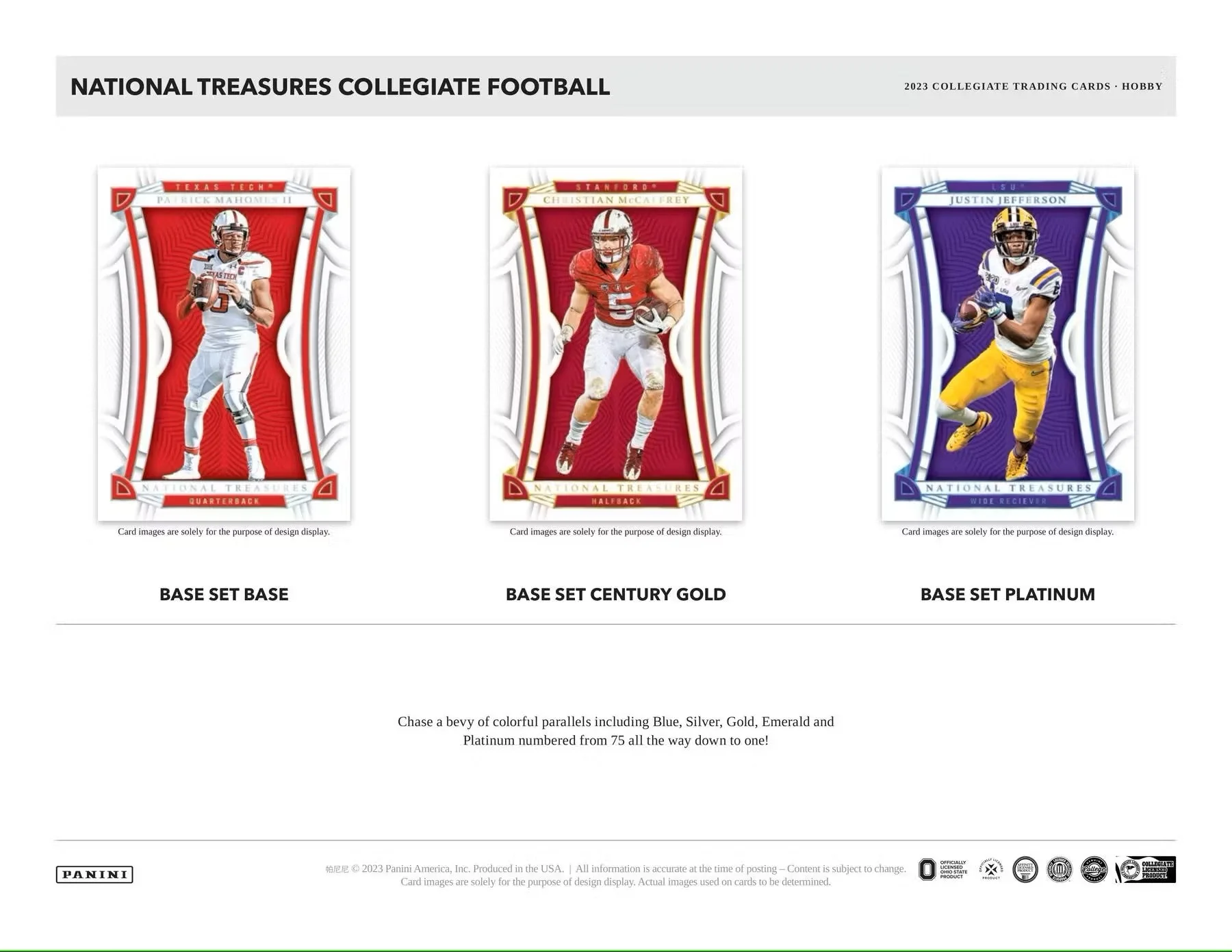 2023 Panini National Treasures Collegiate Football Hobby Box - Image 5