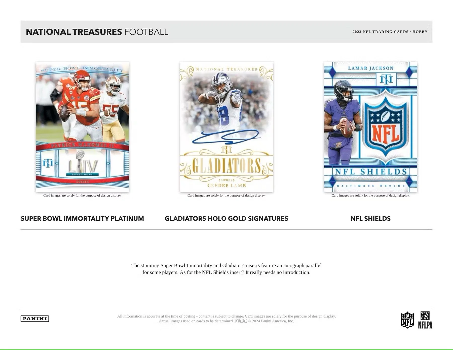 2023 Panini National Treasures Football Hobby Box - Image 6