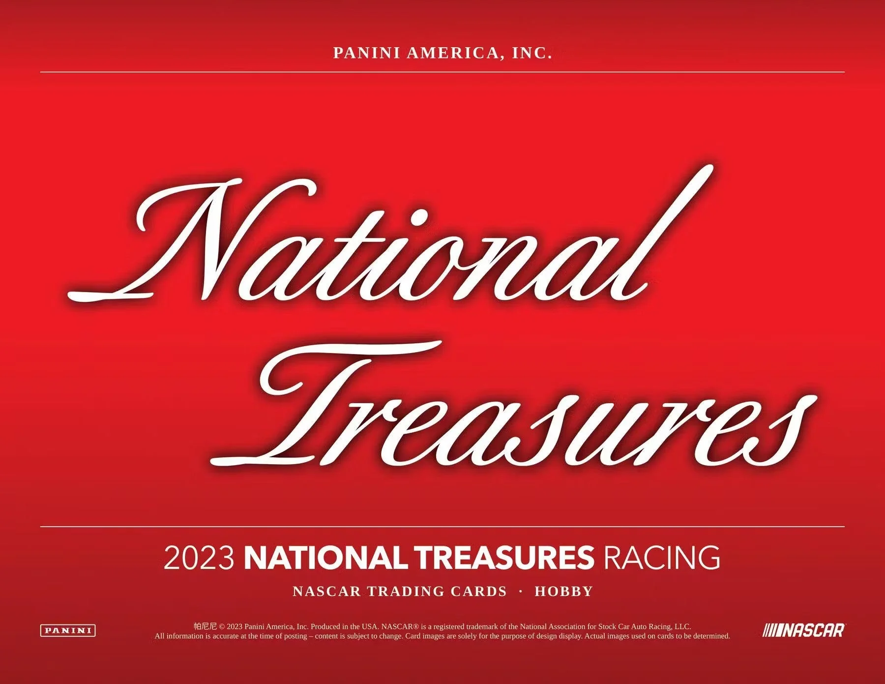 2023 Panini National Treasures Racing Hobby Box - Image 3