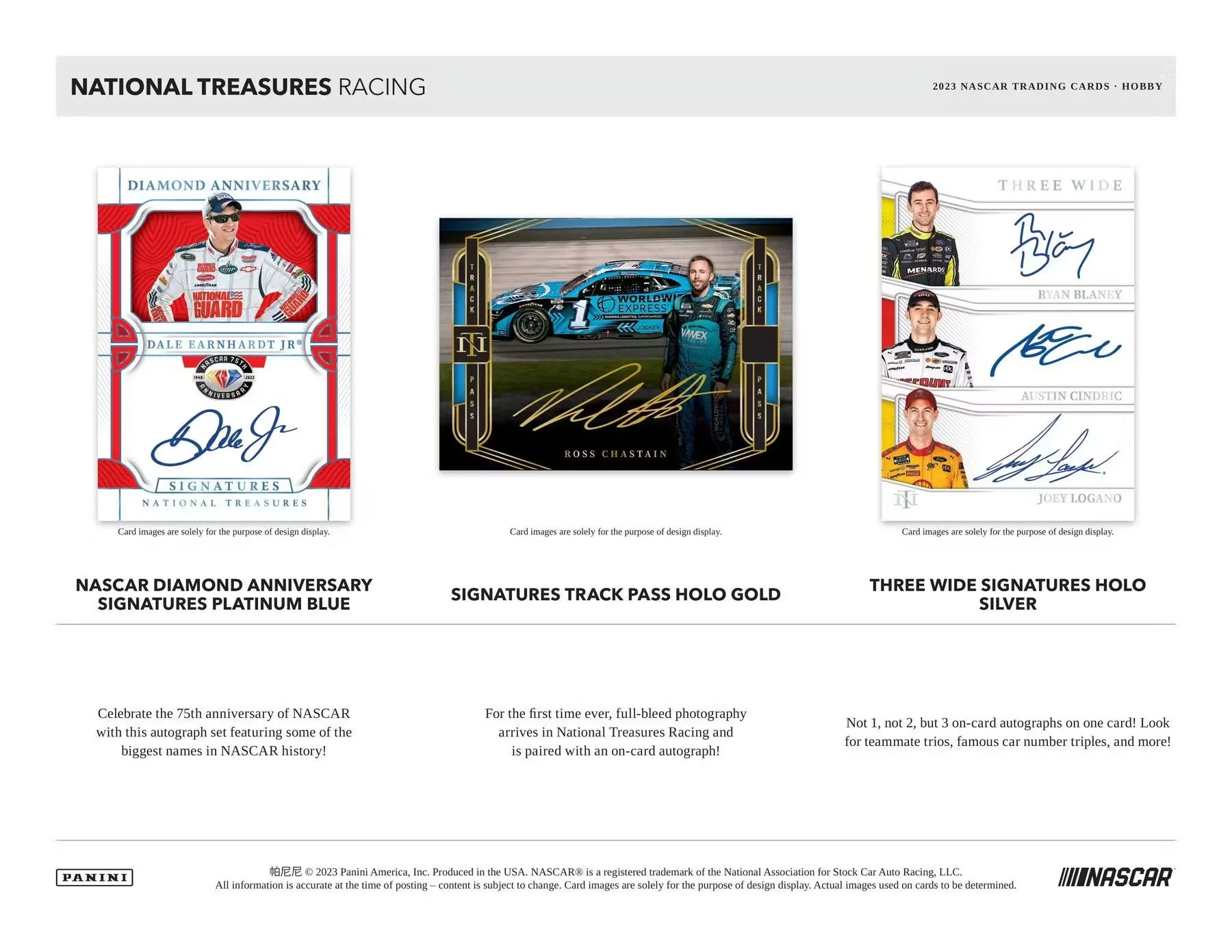 2023 Panini National Treasures Racing Hobby Box - Image 4