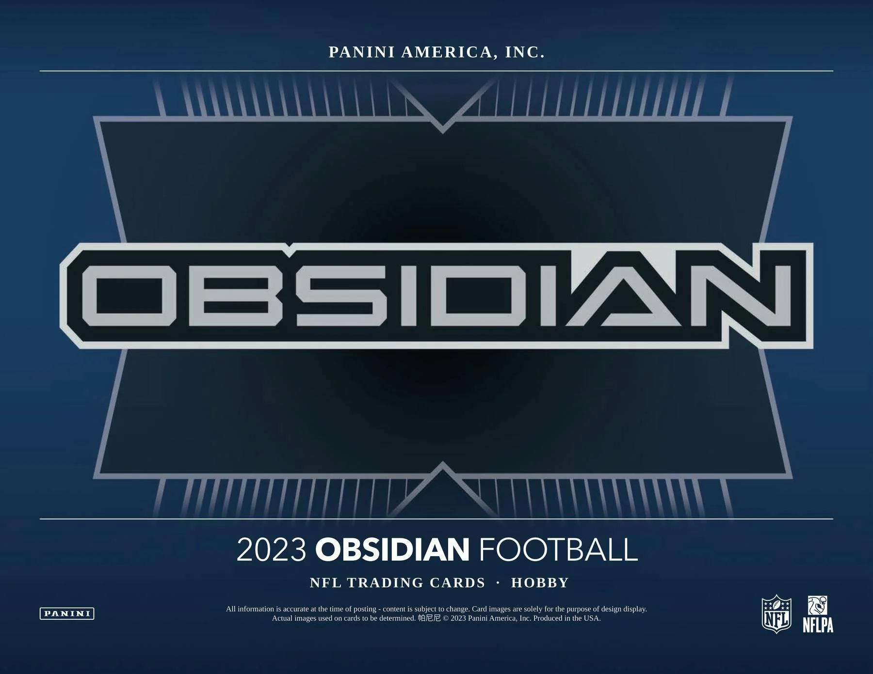 2023 Panini Obsidian Football Hobby Box - Image 3