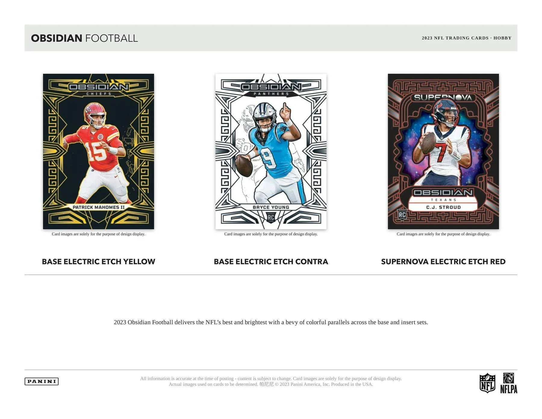 2023 Panini Obsidian Football Hobby Box - Image 4