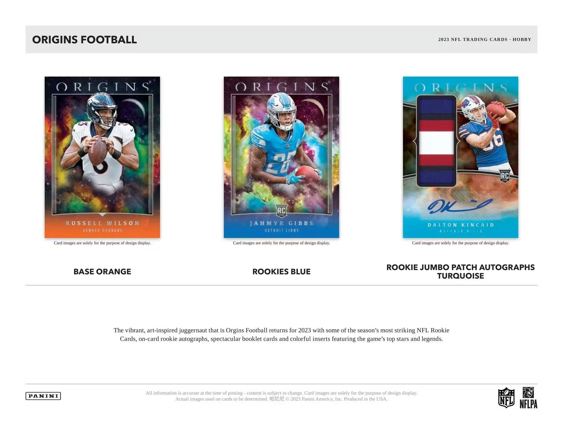 2023 Panini Origins Football Hobby Box - Image 4