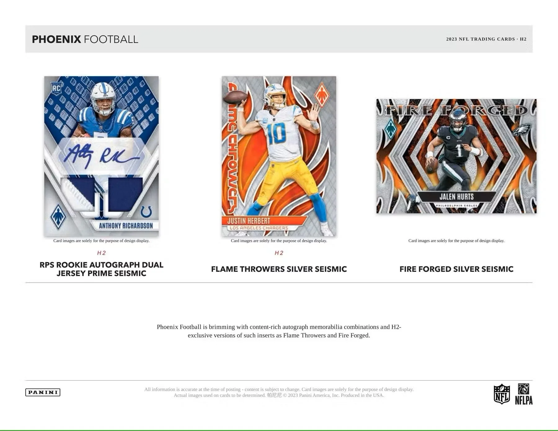 2023 Panini Phoenix Football H2 Box - Image 6