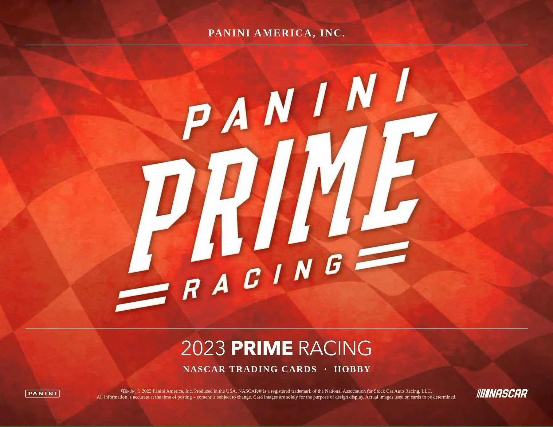 2023 Panini Prime Racing Hobby Box - Image 3