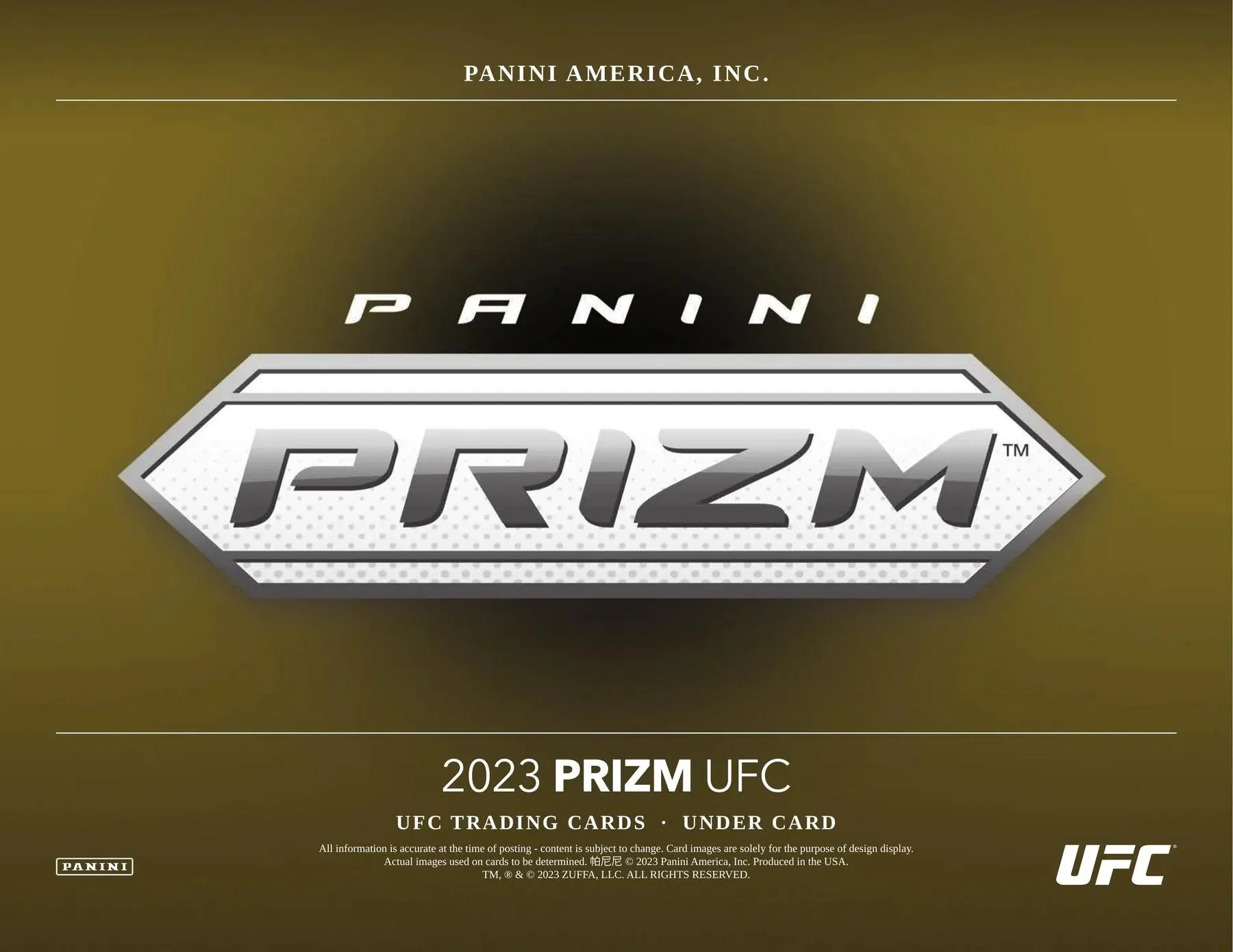 2023 Panini Prizm UFC Under Card Box - Image 4