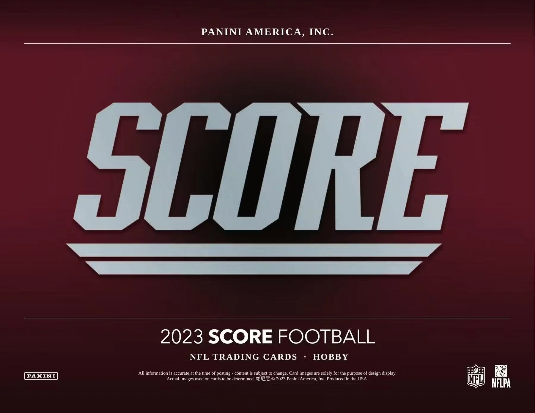 2023 Panini Score Football Hobby Box - Image 3