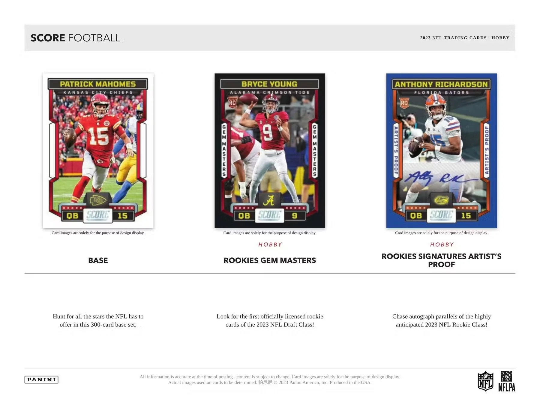 2023 Panini Score Football Hobby Box - Image 4