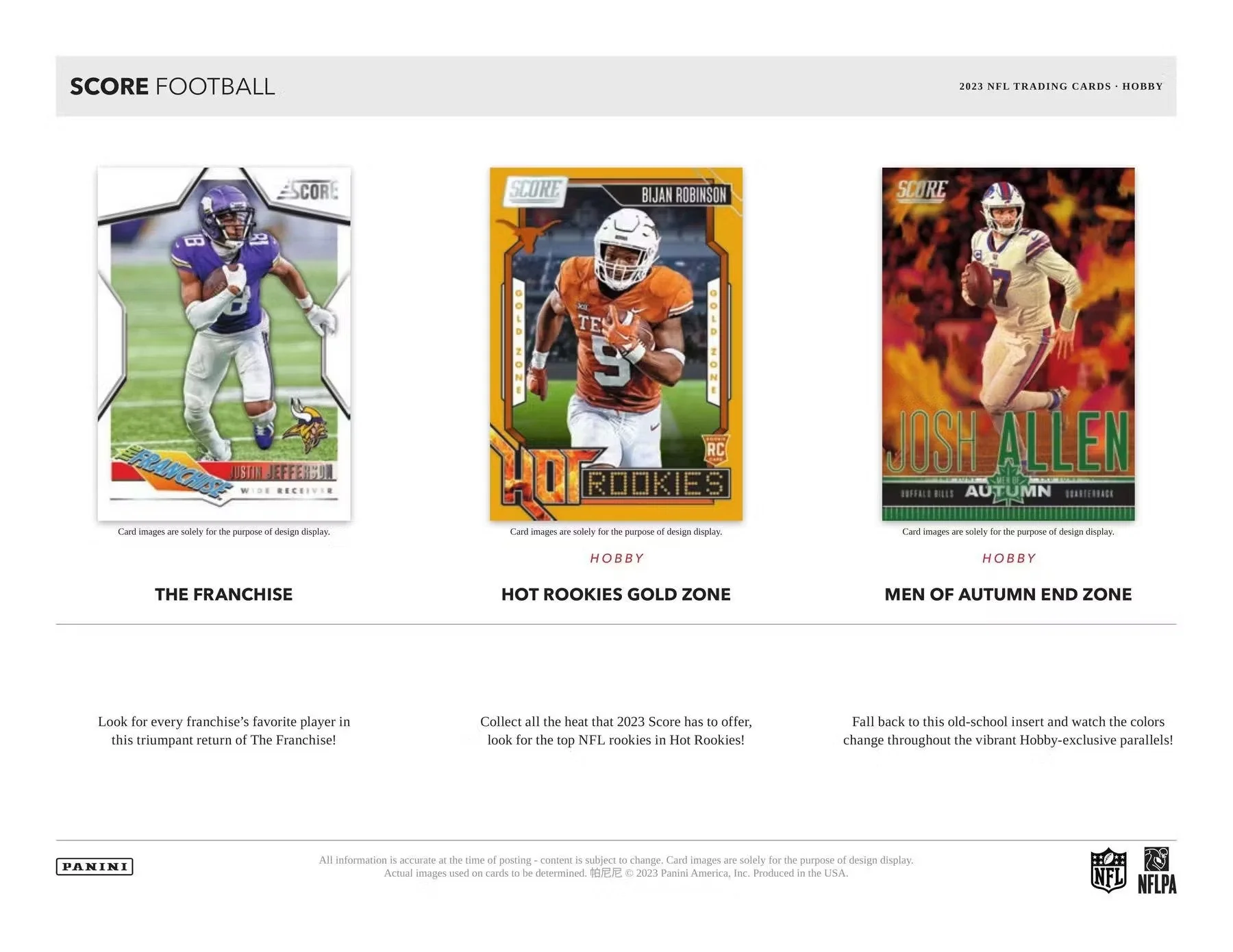 2023 Panini Score Football Hobby Box - Image 5