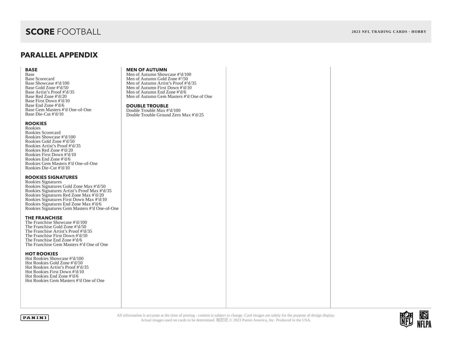 2023 Panini Score Football Hobby Box - Image 8