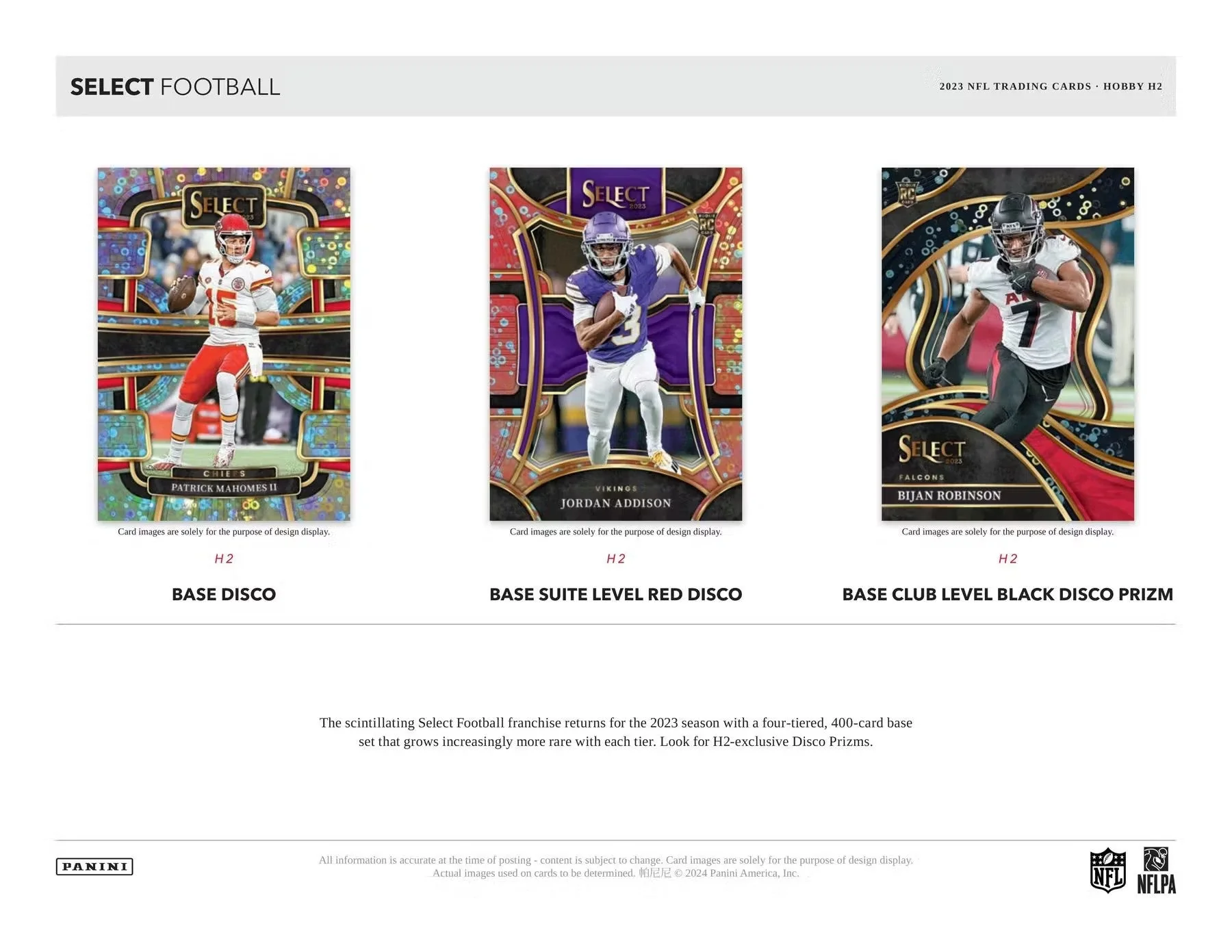 2023 Panini Select Football H2 Box - Image 4