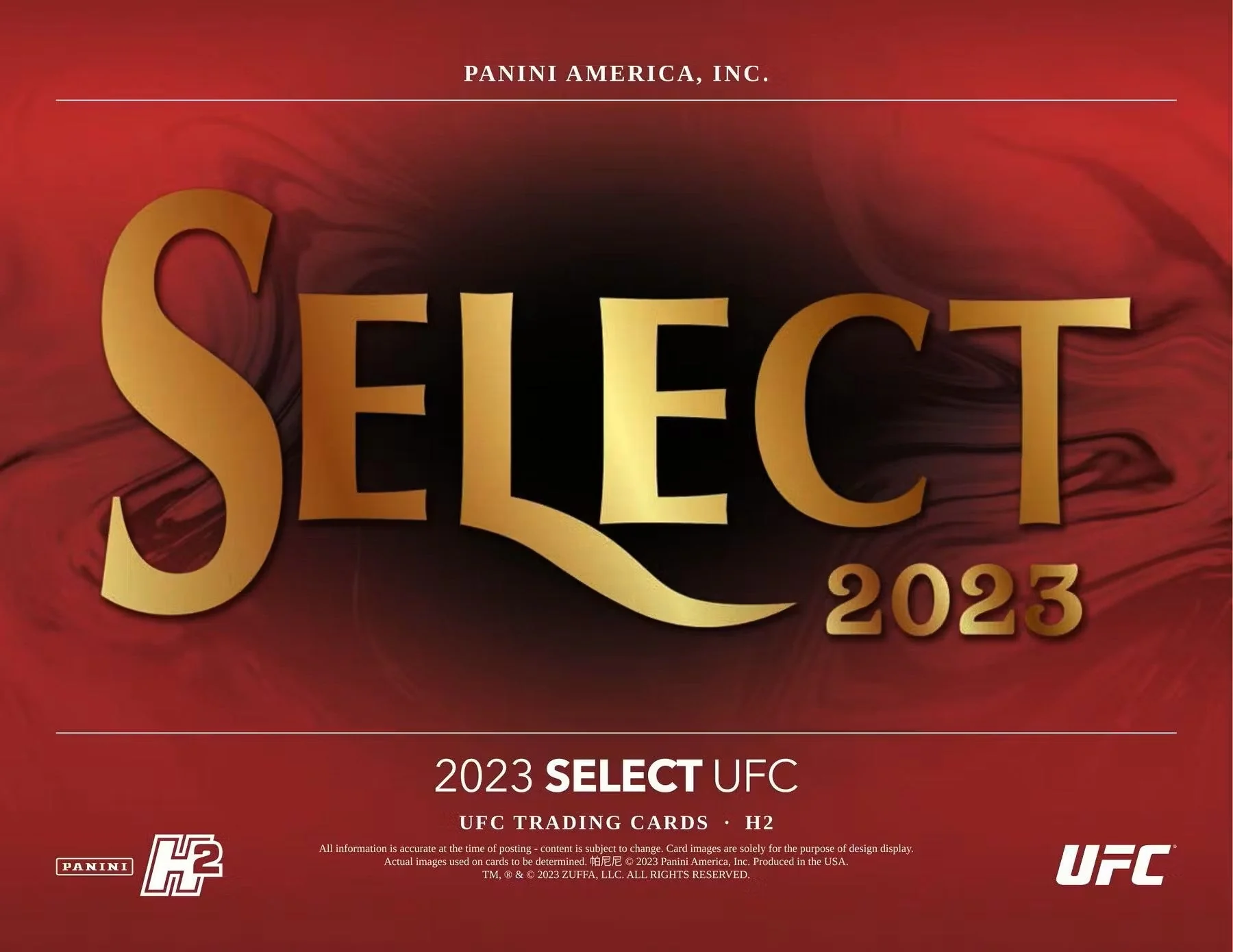 2023 Panini Select UFC H2 Hobby Hybrid Box - Image 2