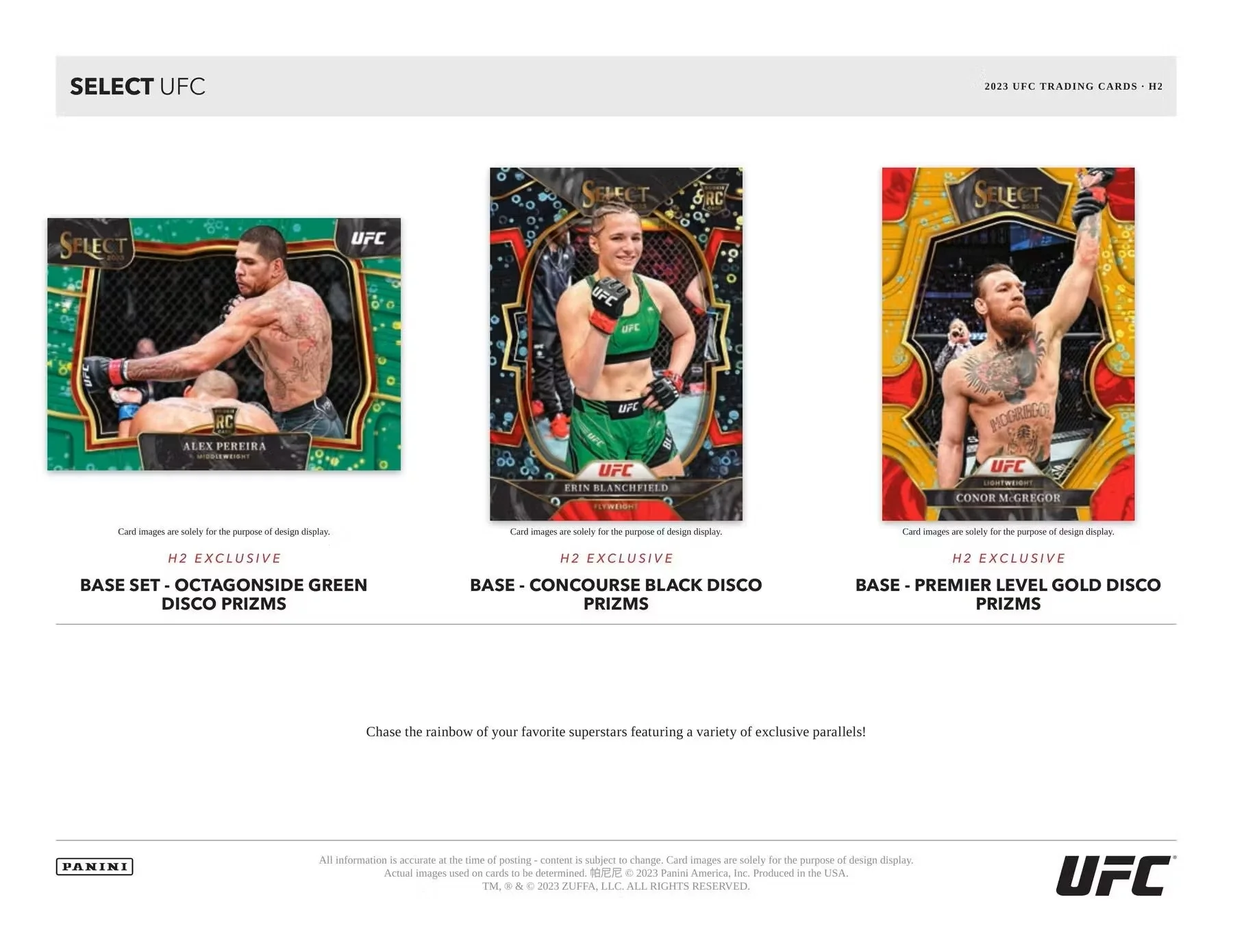 2023 Panini Select UFC H2 Hobby Hybrid Box - Image 3