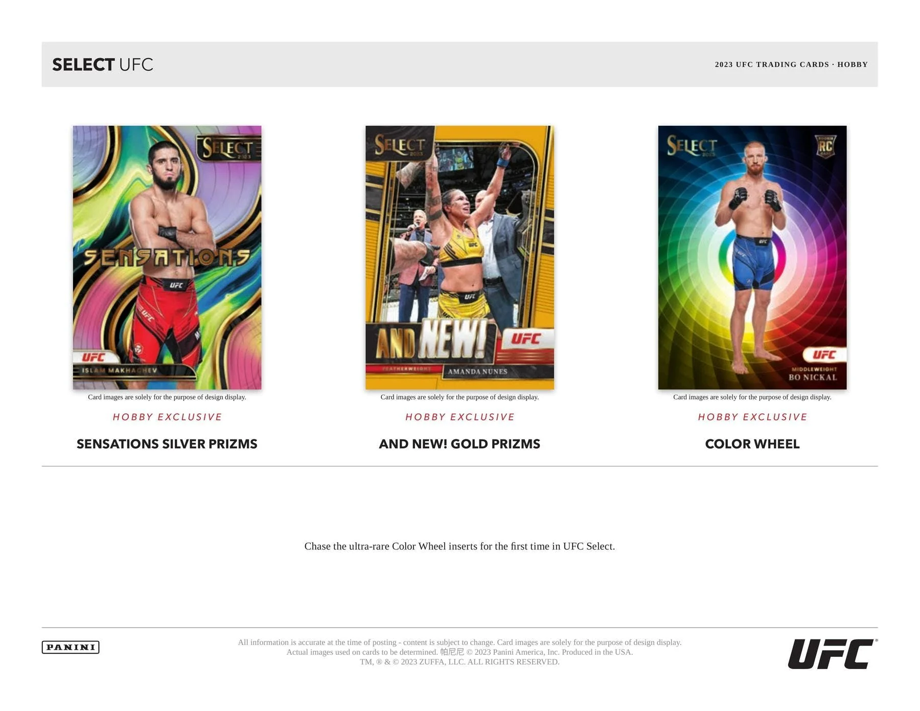 2023 Panini Select UFC Hobby Box - Image 7