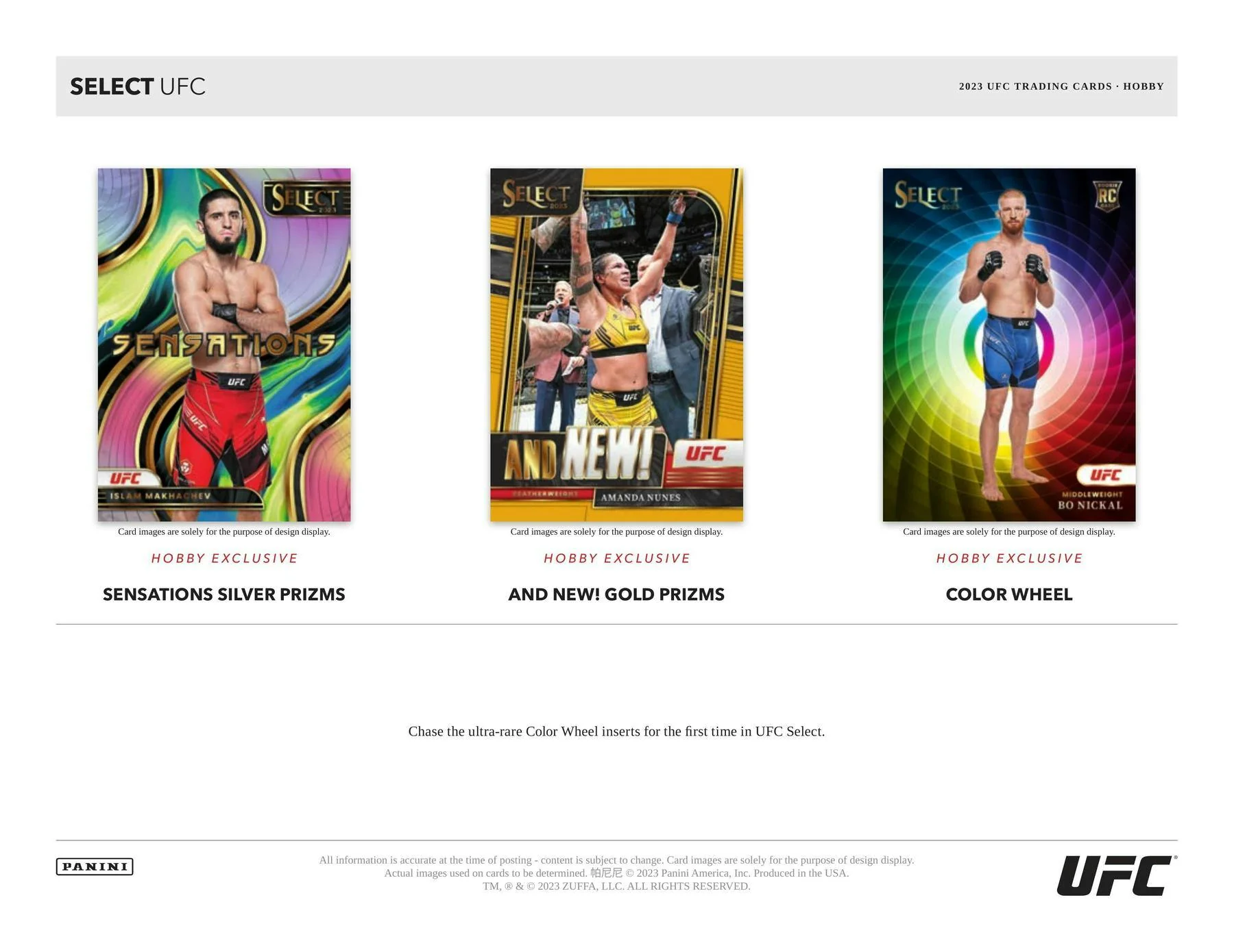2023 Panini Select UFC Hobby Box - Image 7