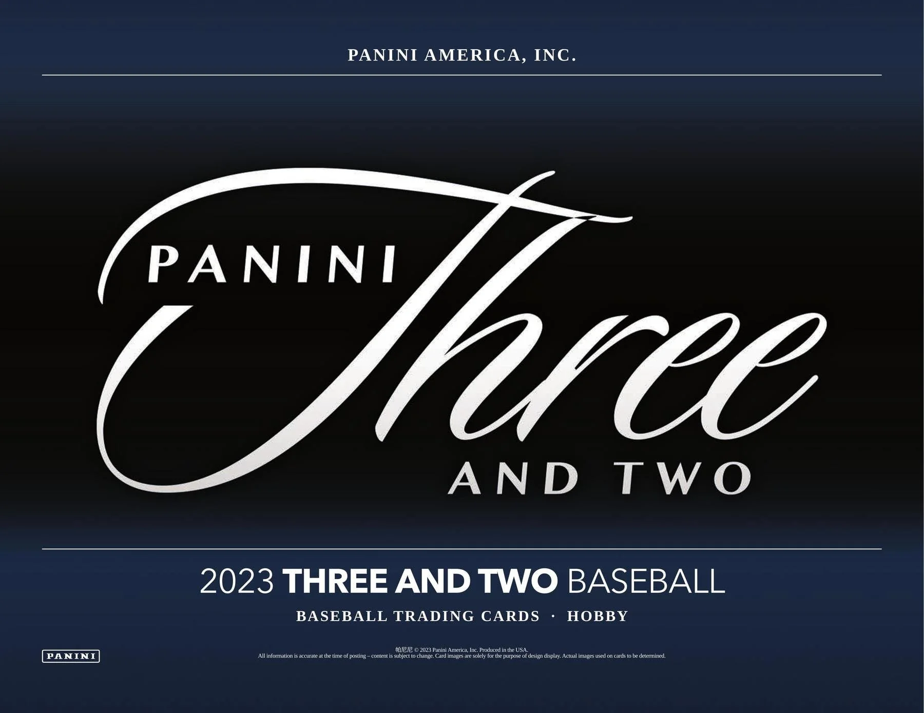2023 Panini Three and Two Baseball Hobby Box - Image 3