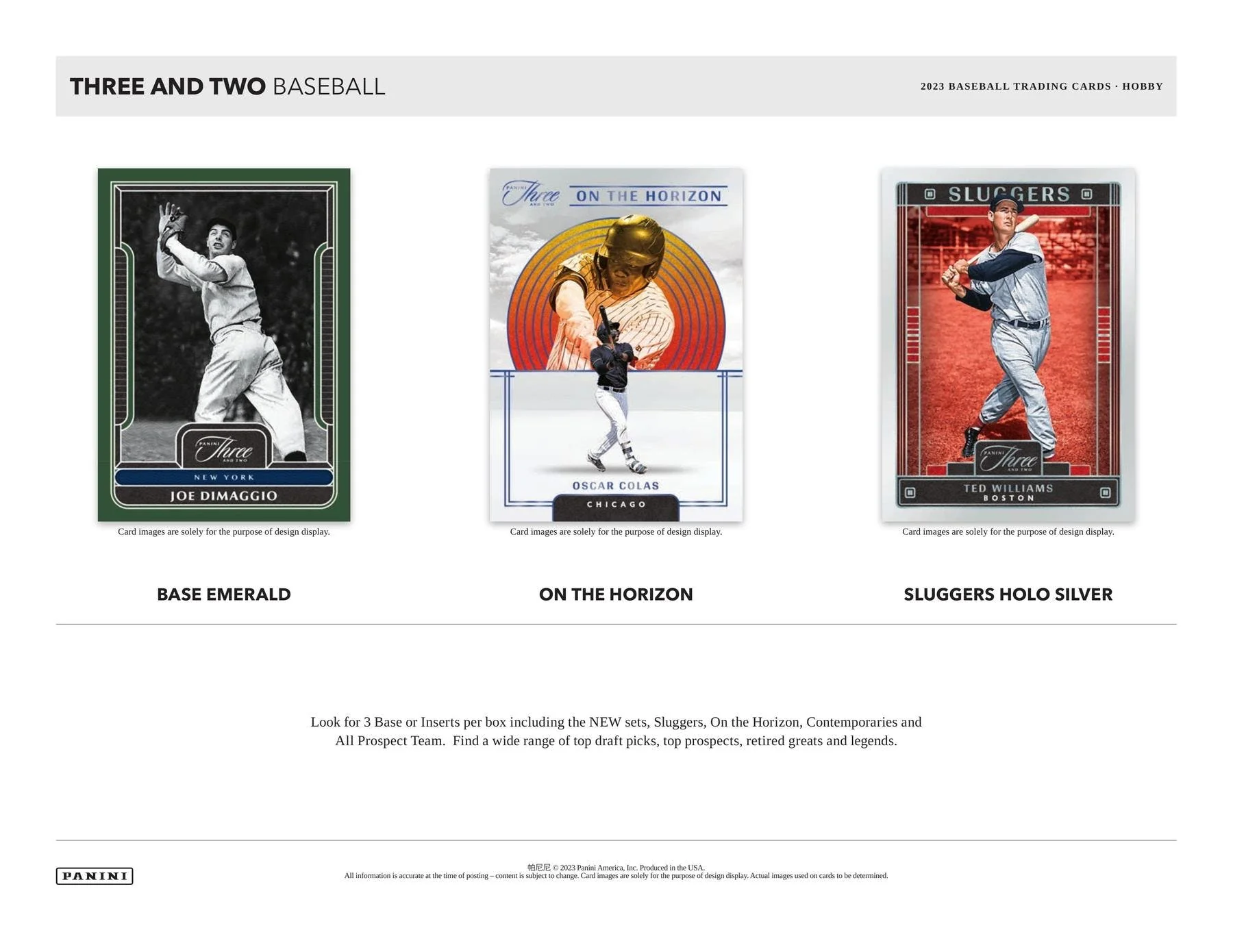 2023 Panini Three and Two Baseball Hobby Box - Image 6