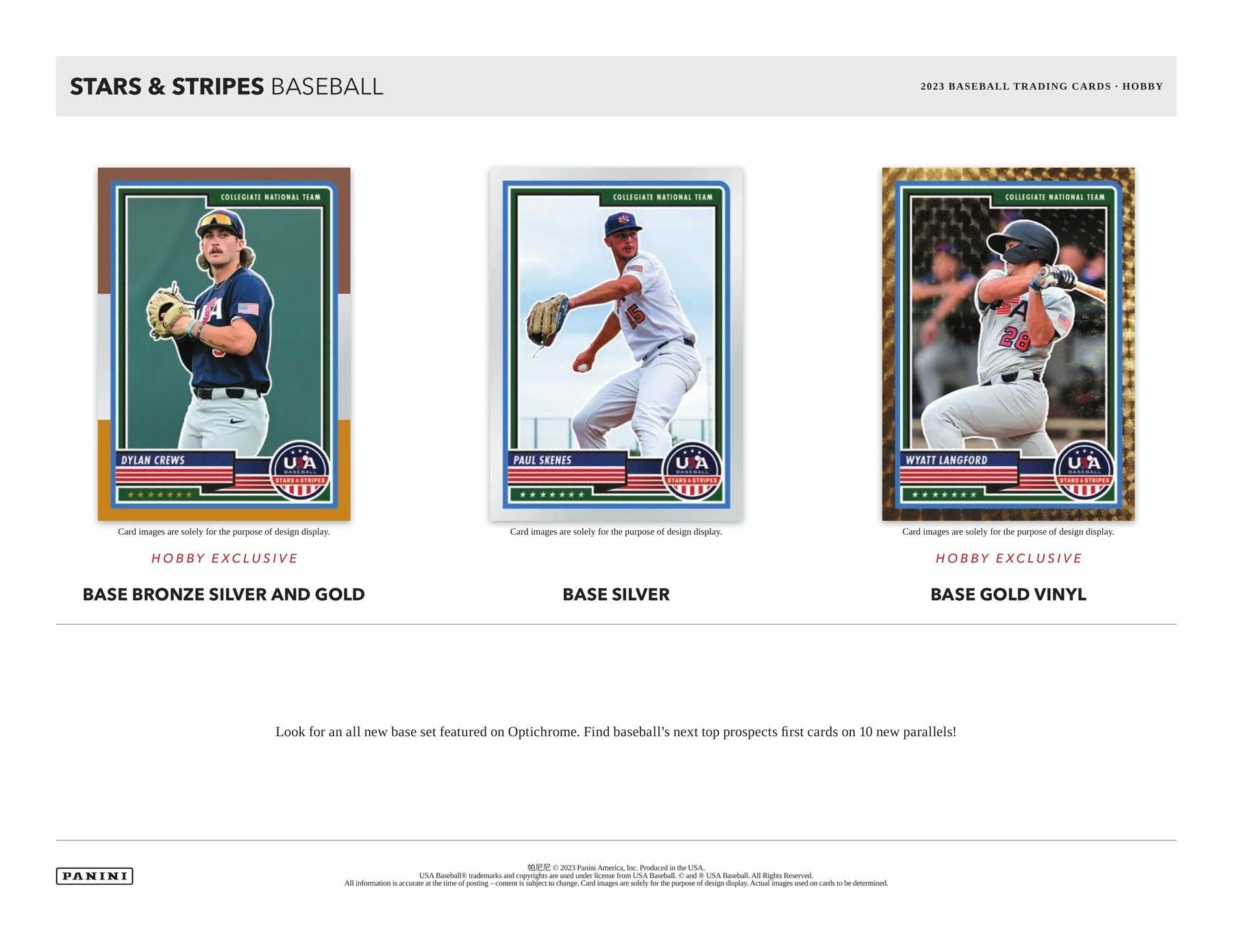 2023 Panini USA Stars & Stripes Baseball Hobby Box - Image 5